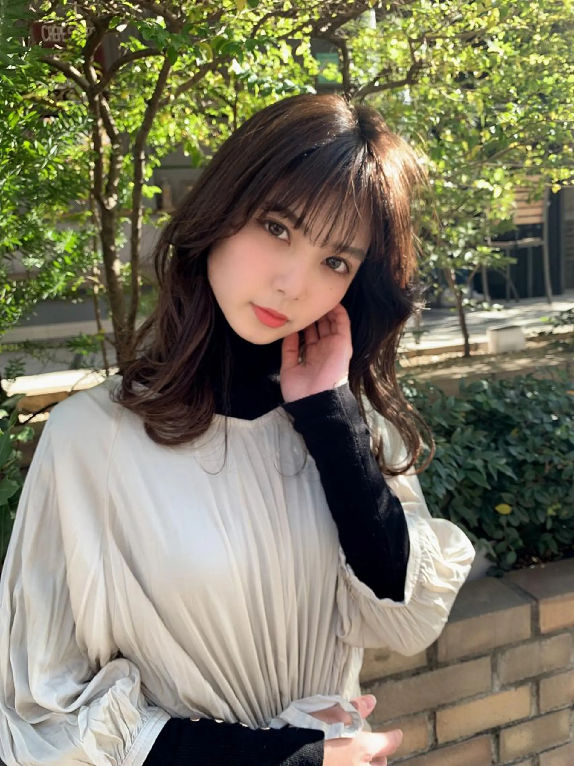 セミロング カット ヘアカラー トリートメント 💗ブリーチなし 垢抜け💗徳井はやとのヘアスタイル