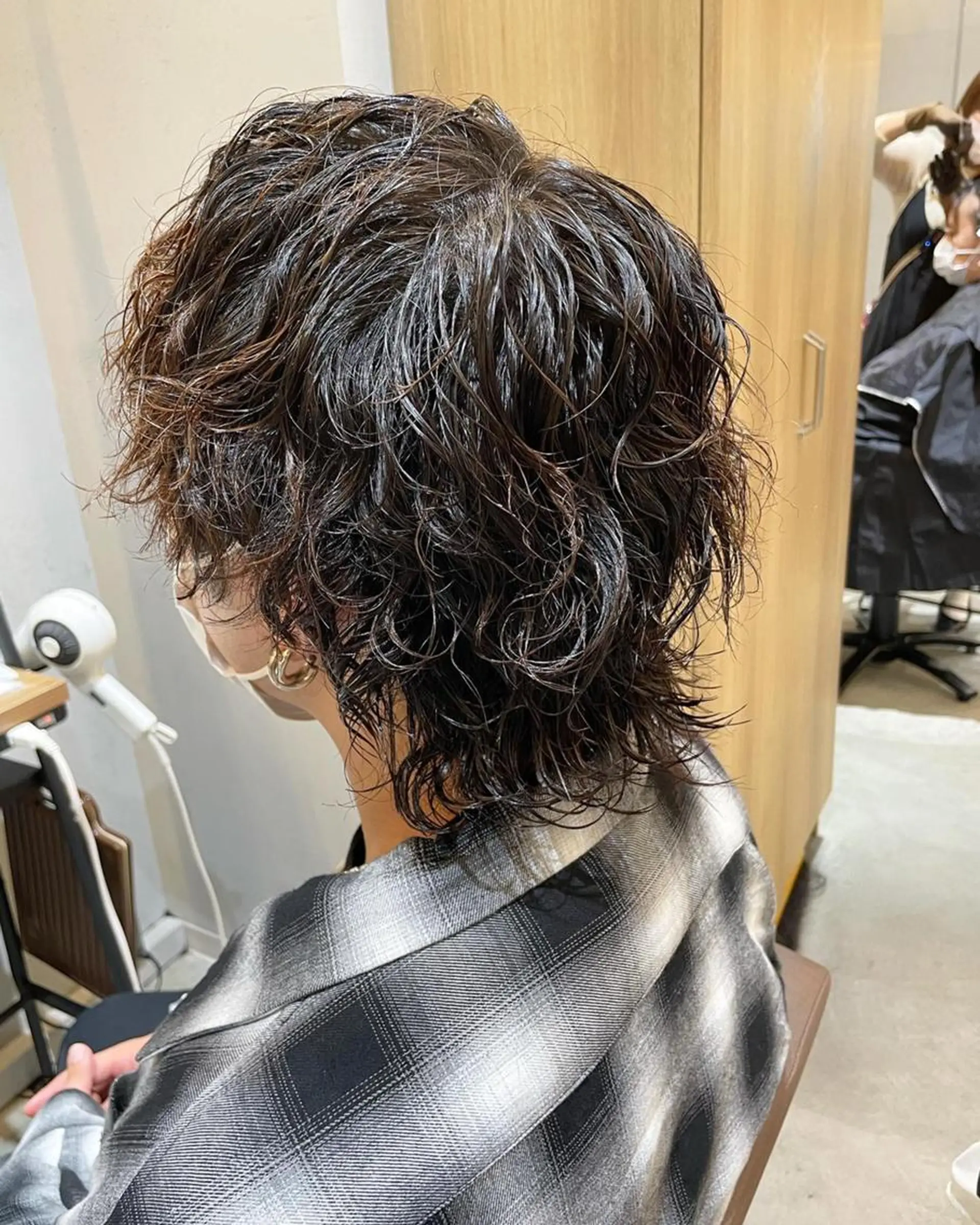 メンズ メンズパーマ メンズウルフカット ウルフカット ♦️モテ髪創作者 SUGA♦️のヘアスタイル