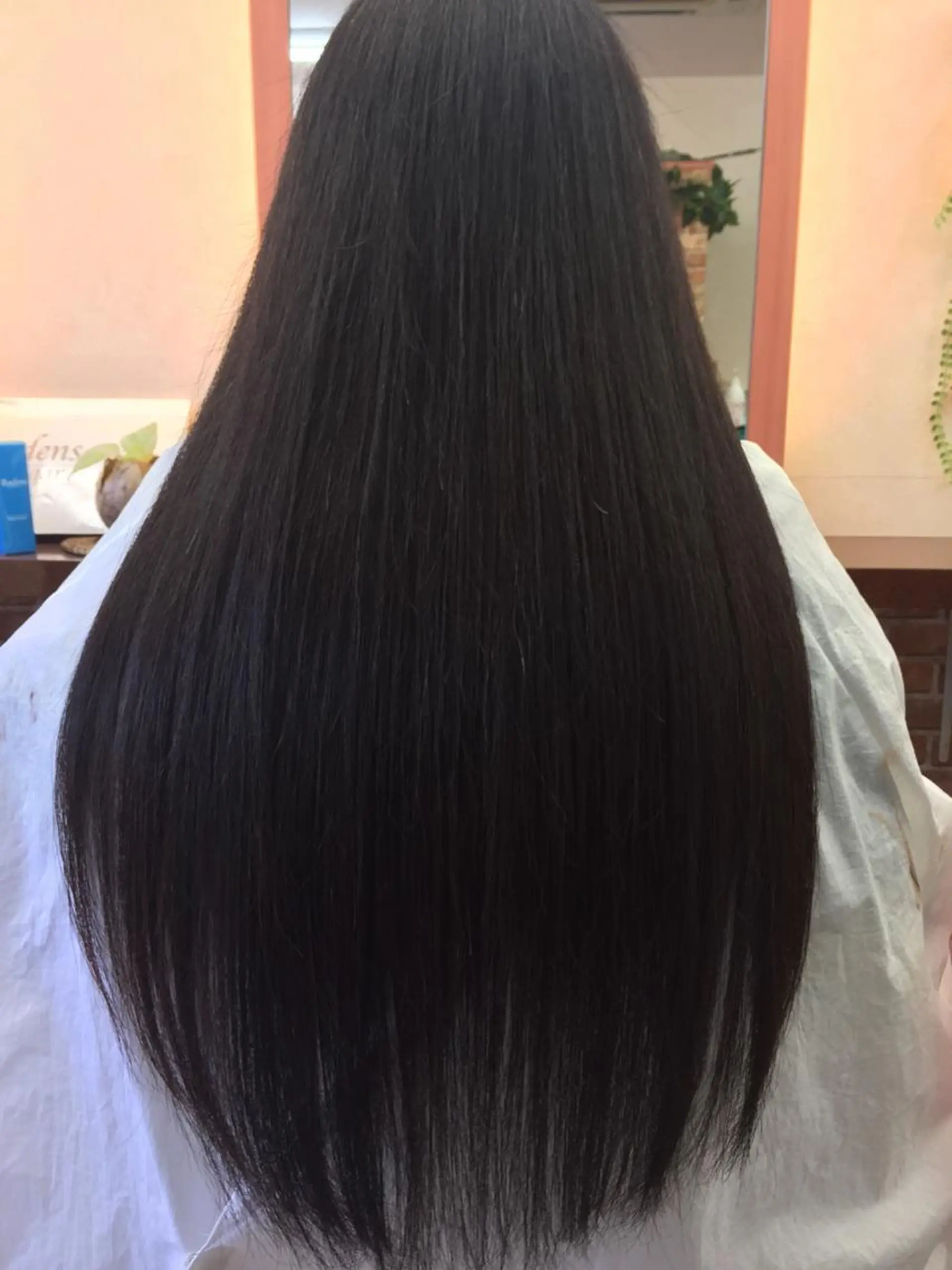 ロング カット 縮毛矯正 トリートメント 桧山 真のヘアスタイル