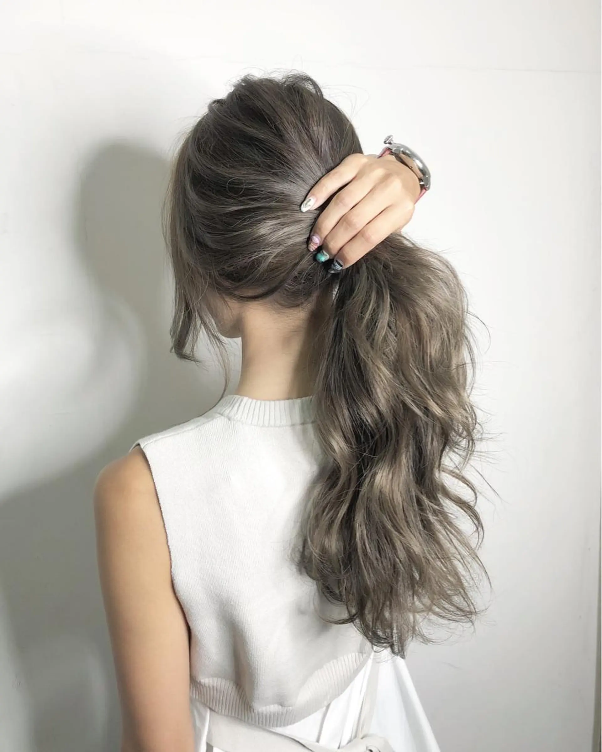ロング カラー ブリーチ カット ヘアカラー SAKURA✨ ショート/レイヤーのヘアスタイル