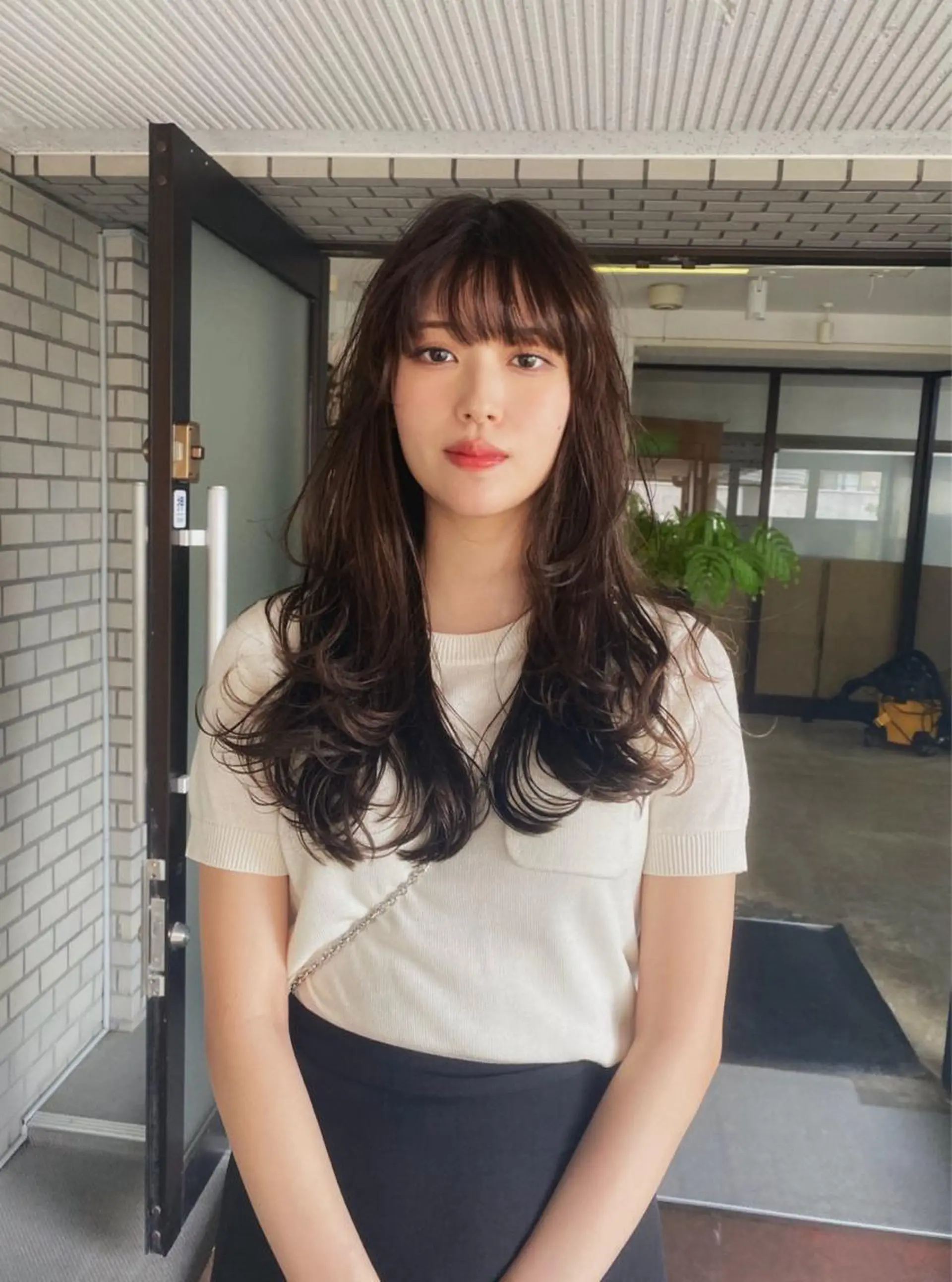 ロング カラー 韓国風ヘア レイヤーカット カット ヘアカラー GATTACA所属・KEI gattacaのヘアスタイル