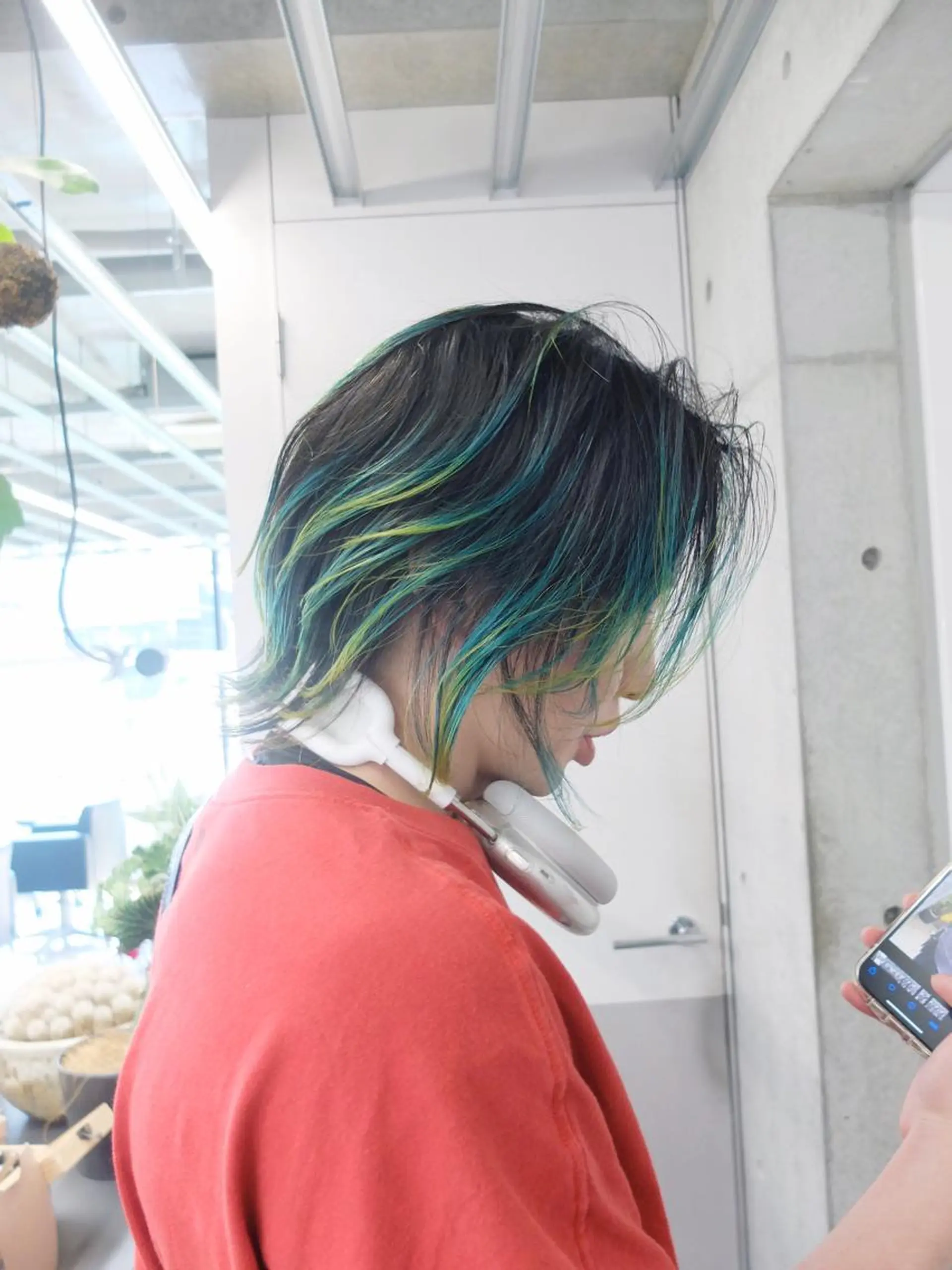 ミディアム カラー メンズ ヘアカラー ダブルカラー/ ケアブリーチ/クニトのヘアスタイル