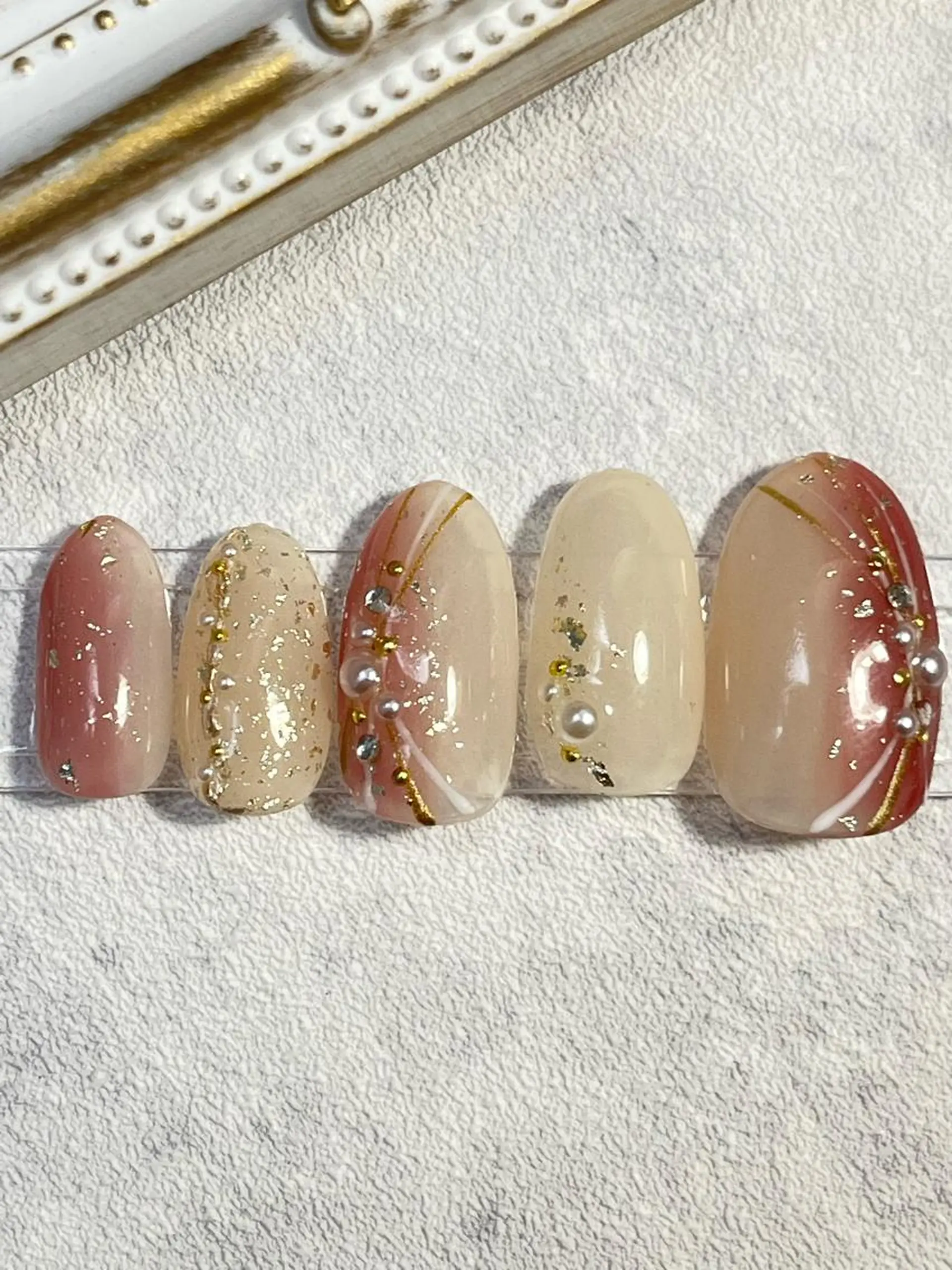 ネイル 成人式 ハンドネイル Nail Space R所属・ネイルスペースR 小林のネイルデザイン