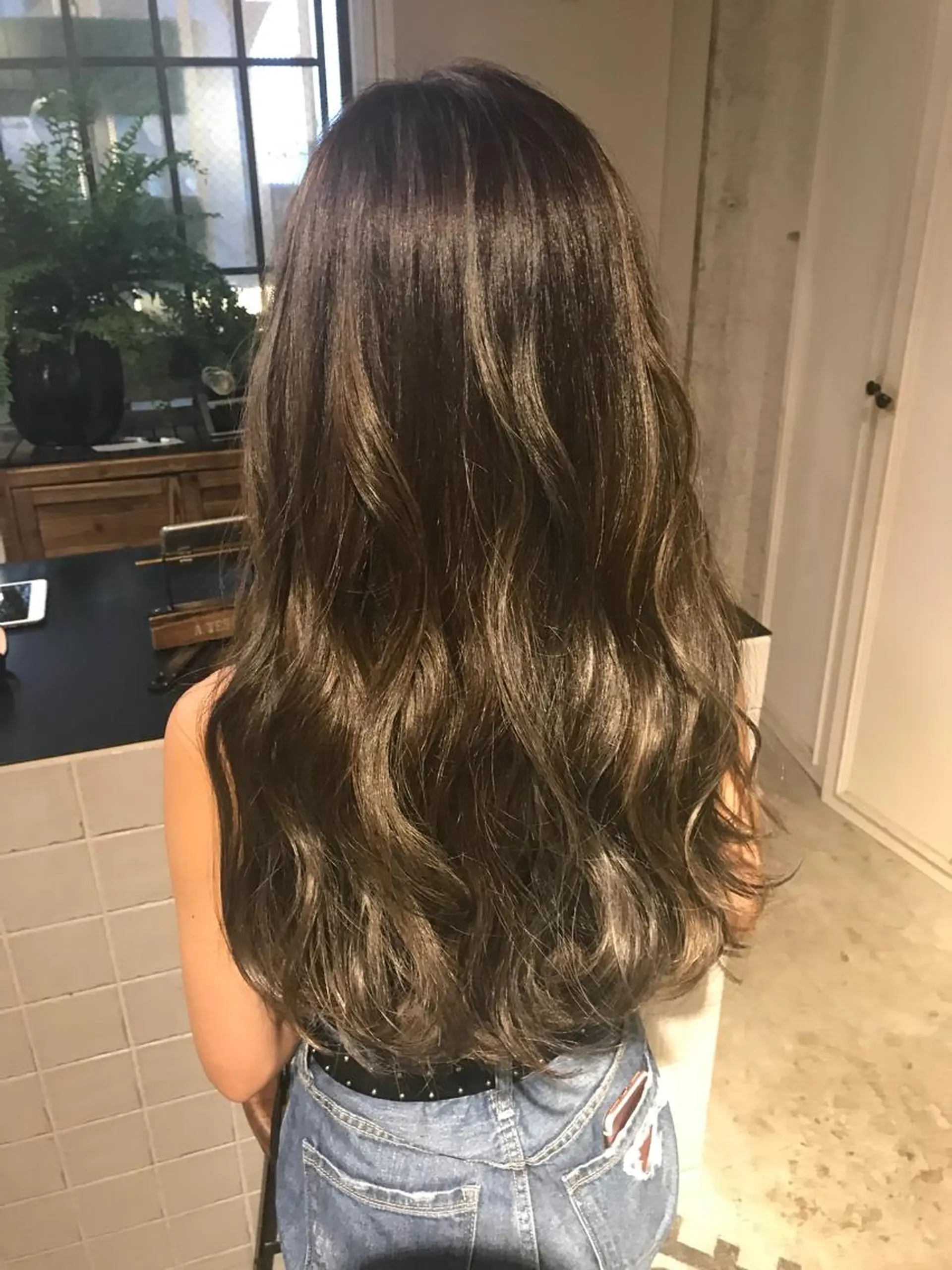 ロング カラー ハイライトカラー ハイライト 再現度&髪質改善 LISAのヘアスタイル
