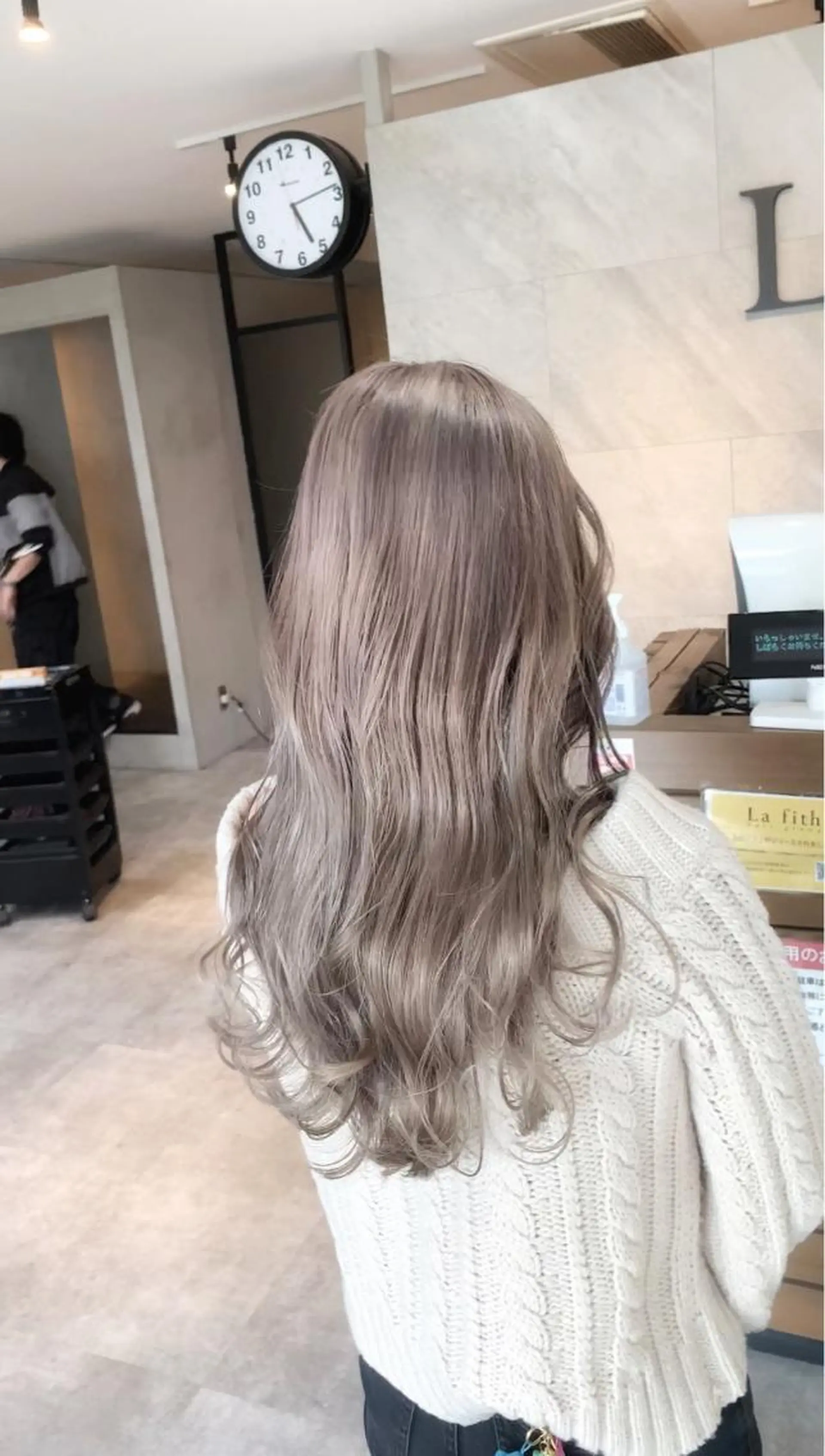 ロング カラー カット ヘアカラー トリートメント lafith hair leco所属・西金 徹のヘアスタイル