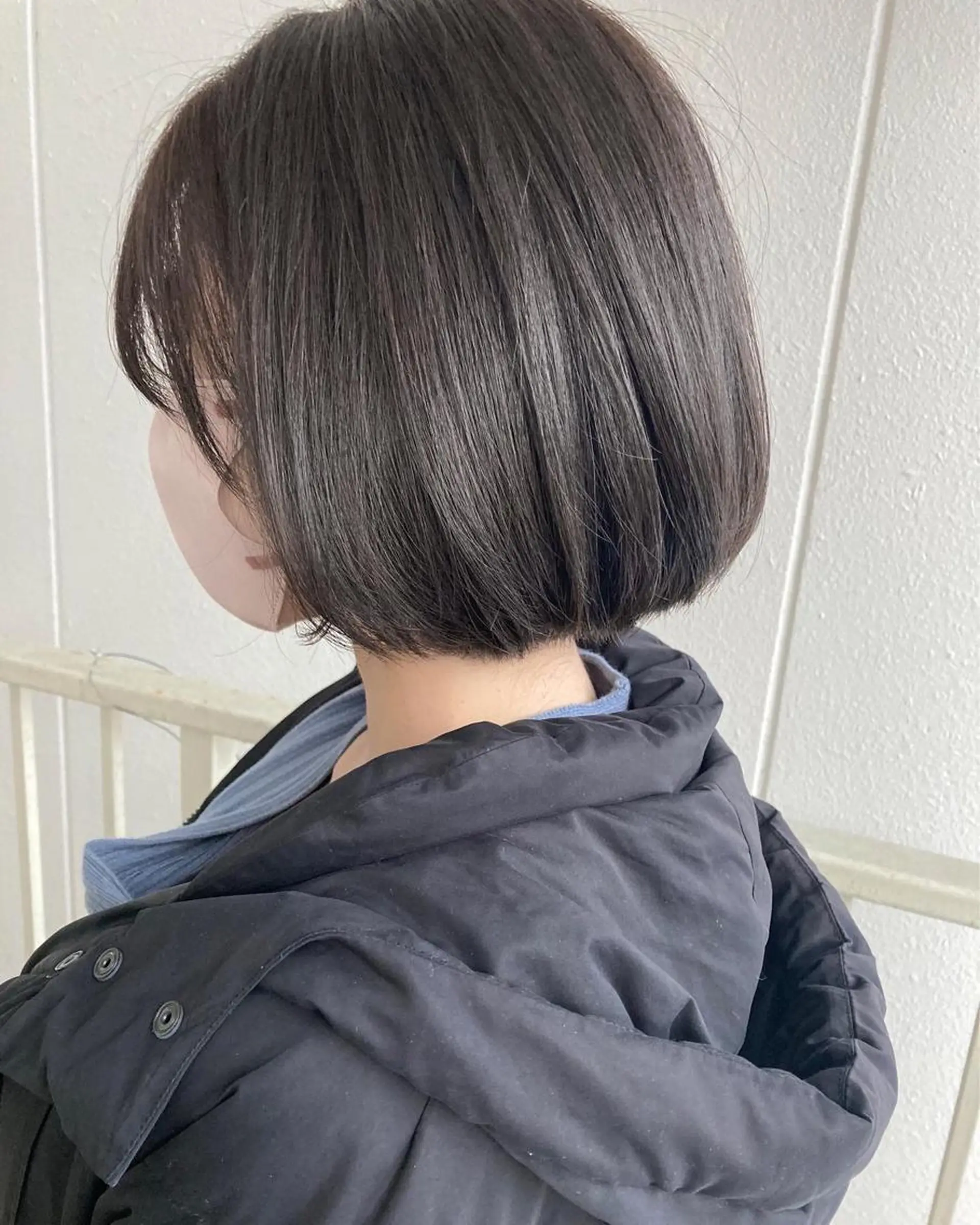 ショート ボブ 韓国風ヘア 外ハネヘア roka ノゾミのヘアスタイル