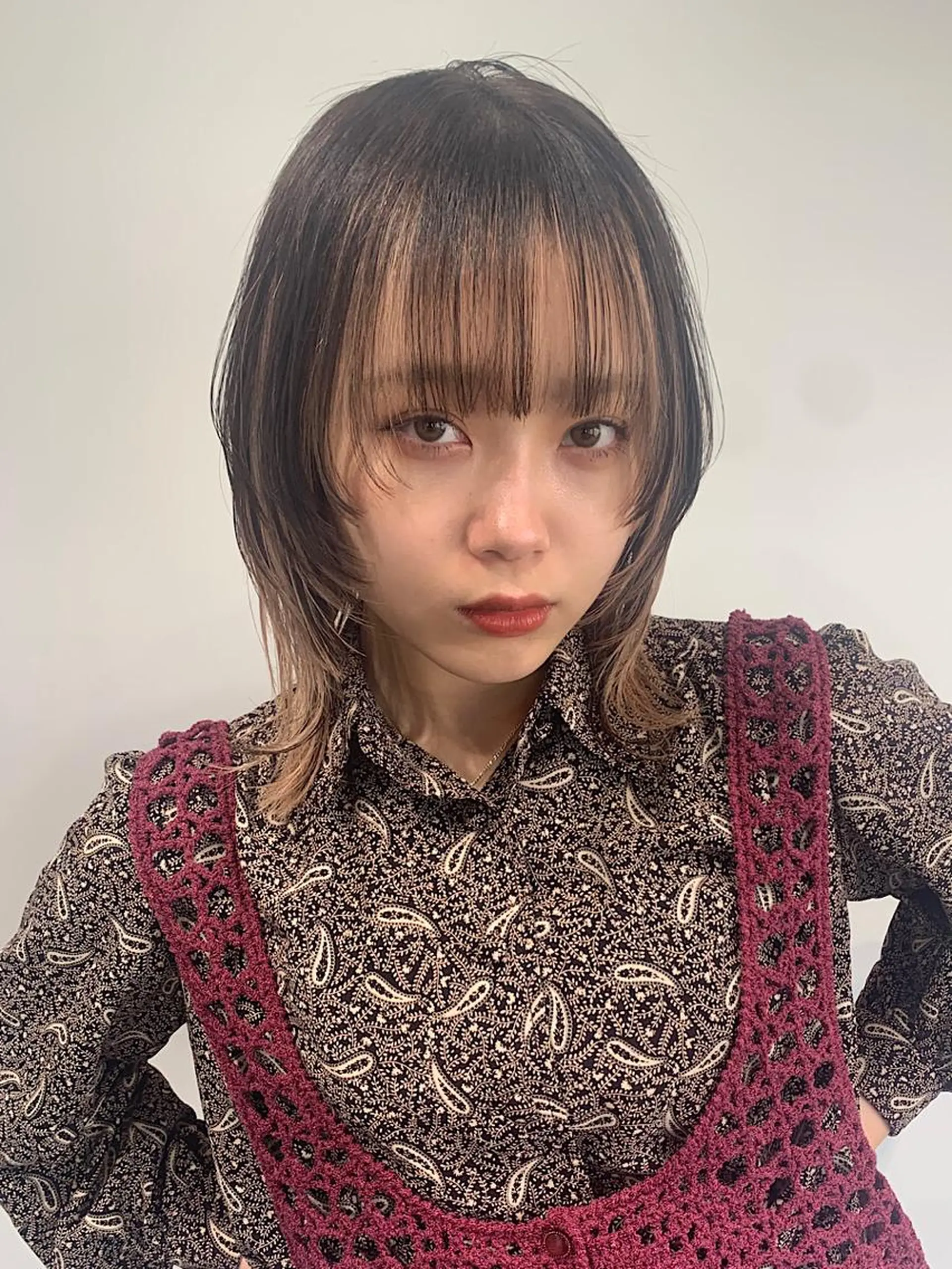 ミディアム youres hair 髪質改善トリートメント&ヘッドスパ  新宿三丁目店所属・髪質改善/艶髪 韓国レイヤー/えすたのヘアスタイル