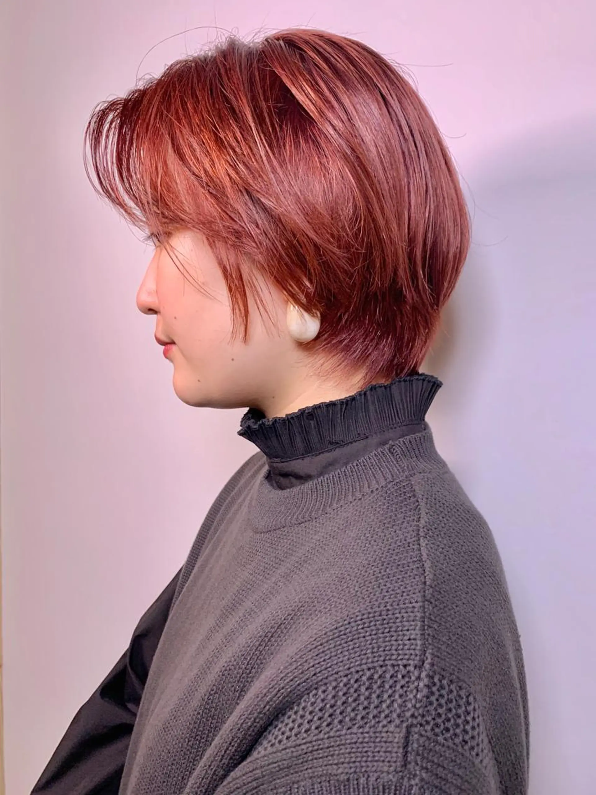 ショート カラー ヘアカラー トリートメント よしだ とおいのヘアスタイル