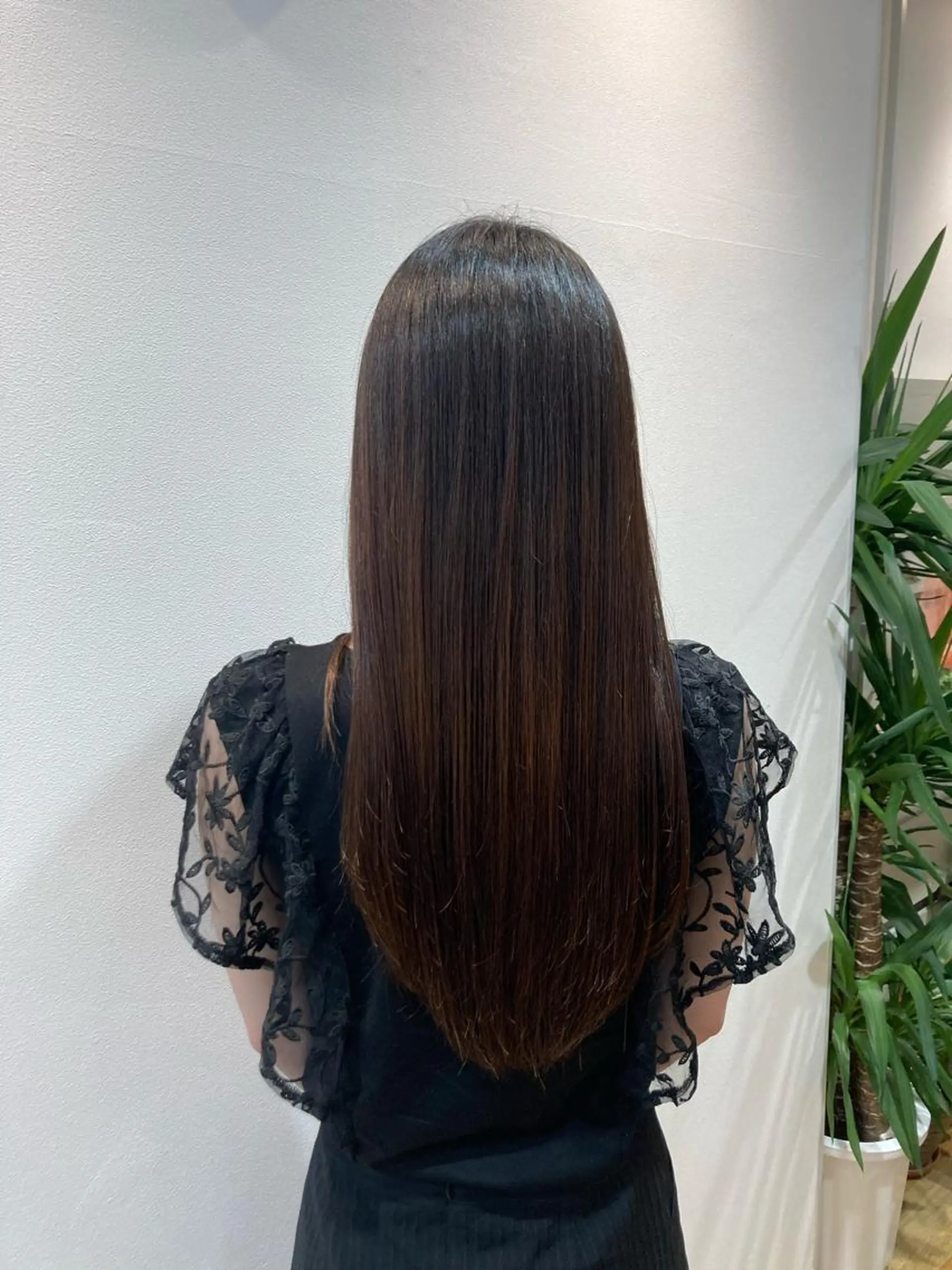 ロング カット ヘアカラー イチゴ森下所属・🌟髪質 改善🌟のヘアスタイル