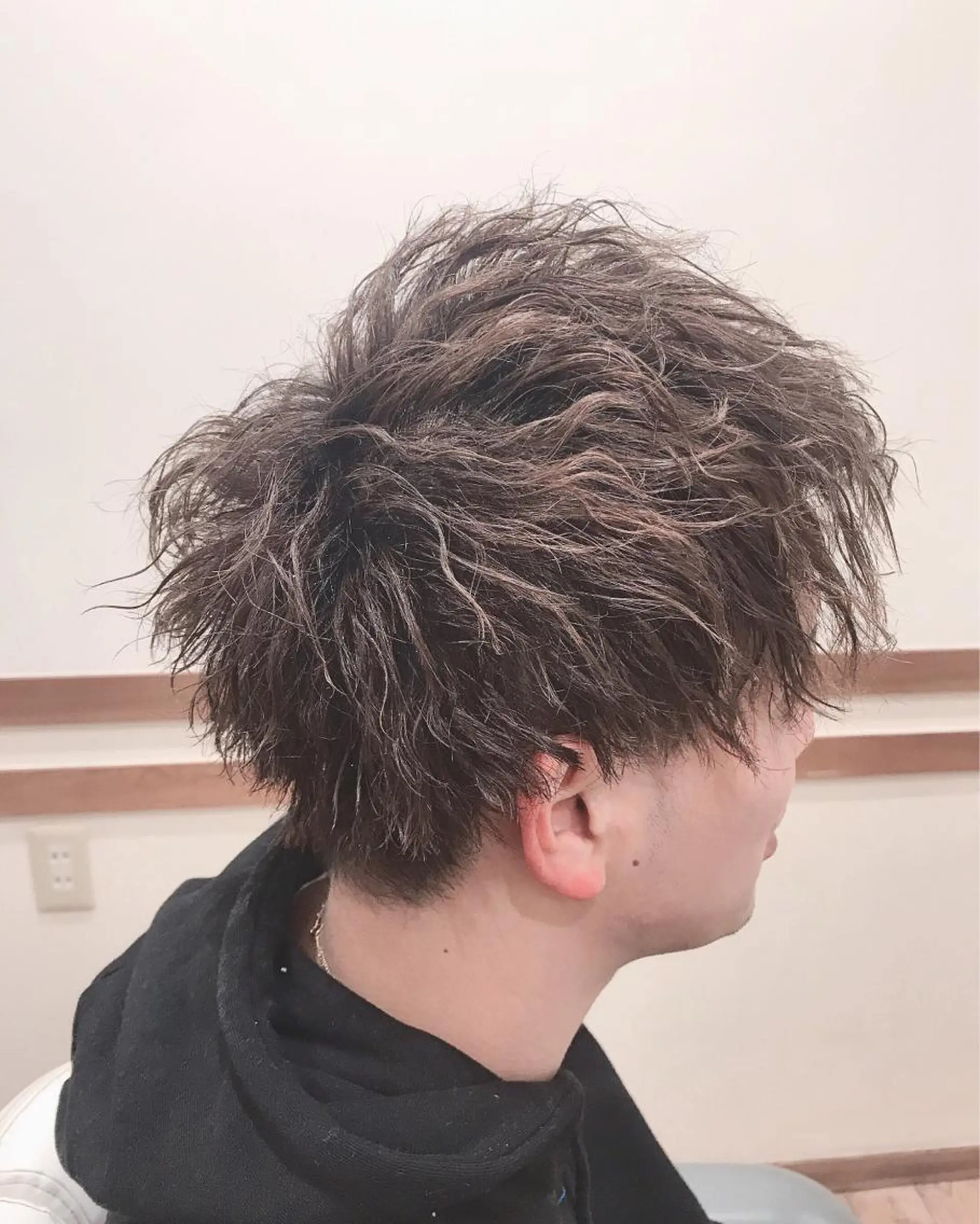 ショート パーマ カット パーマ アザマ　ヤスカツ _rosso 川口のヘアスタイル