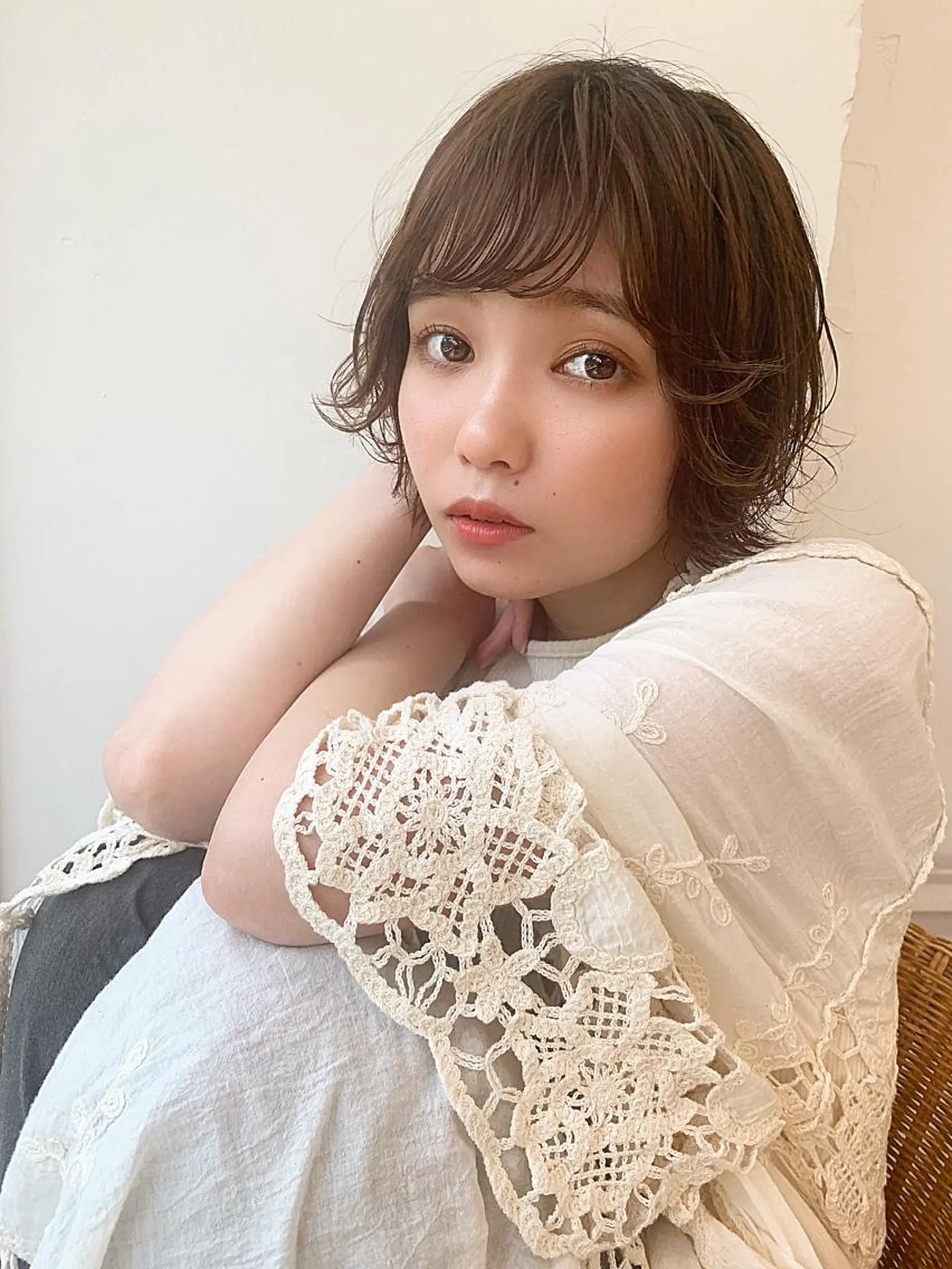 ショート ショートボブ ボブ ショートヘア ヘアカラー トリートメント chama レイヤーカットのヘアスタイル