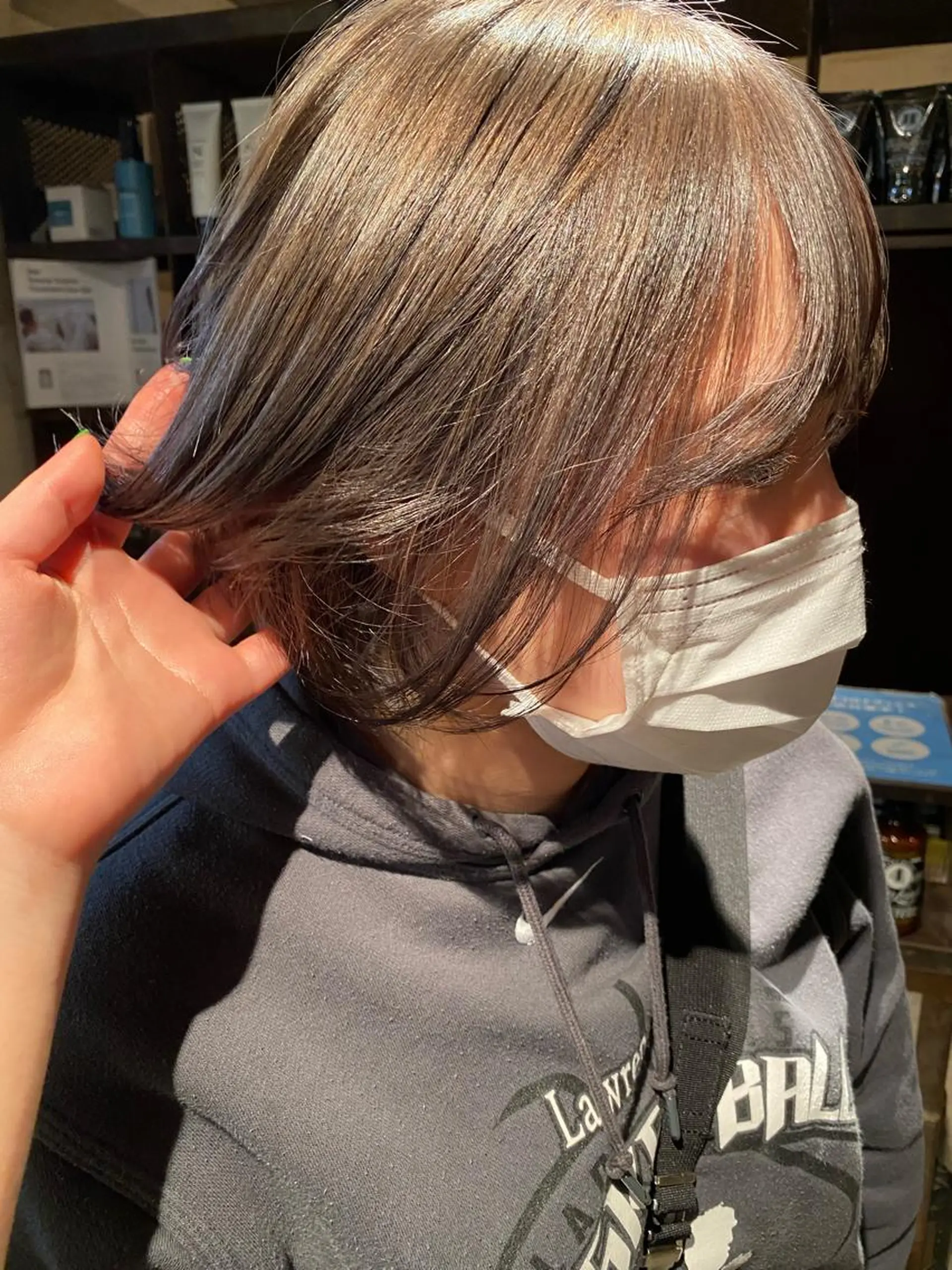 ショート カラー ブリーチ お任せヘア☘️☘️ 及川渚のヘアスタイル