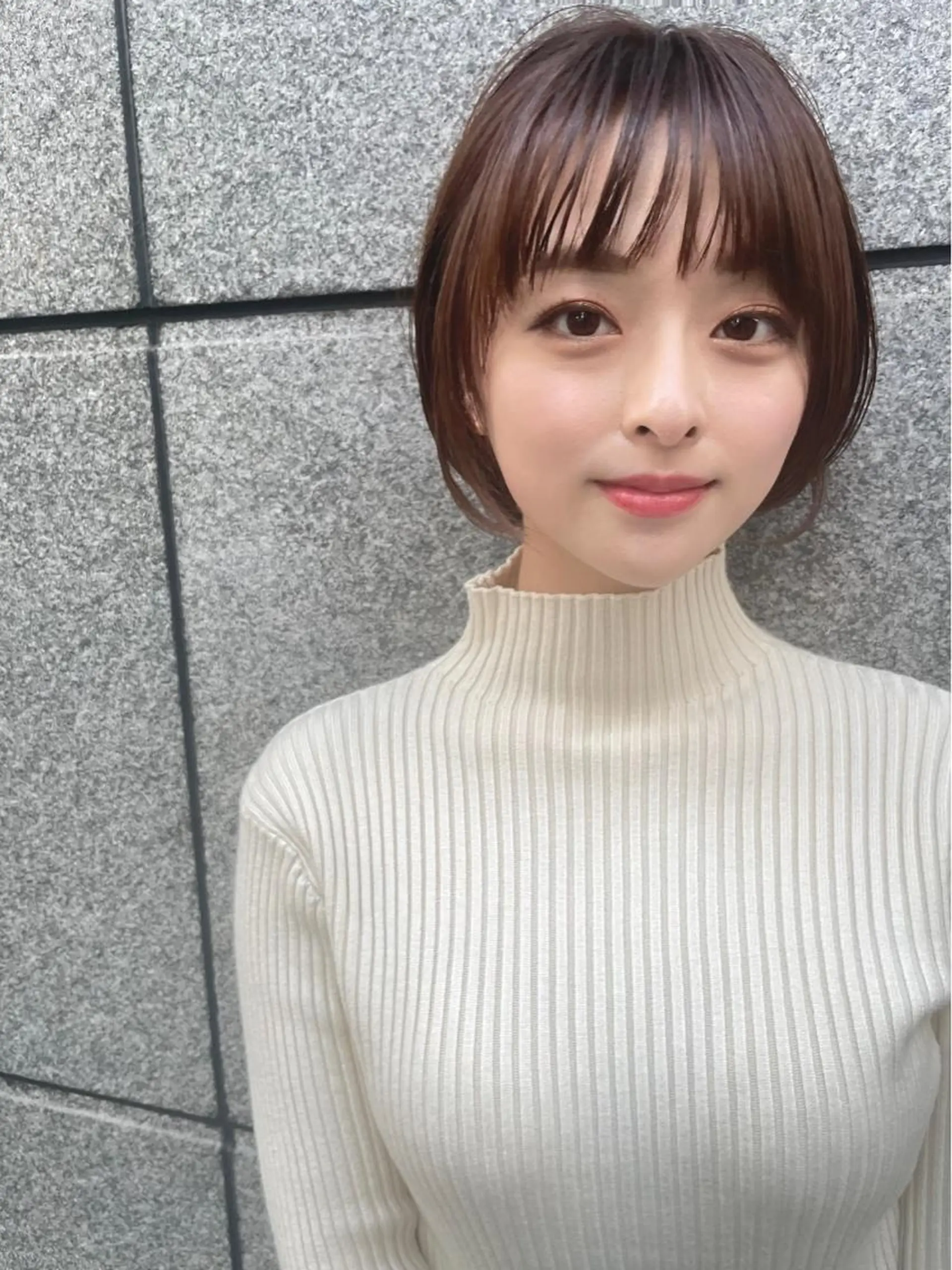 ショート カラー カット ヘアカラー 【韓国　レイヤー 髪質改善✨】かずのヘアスタイル