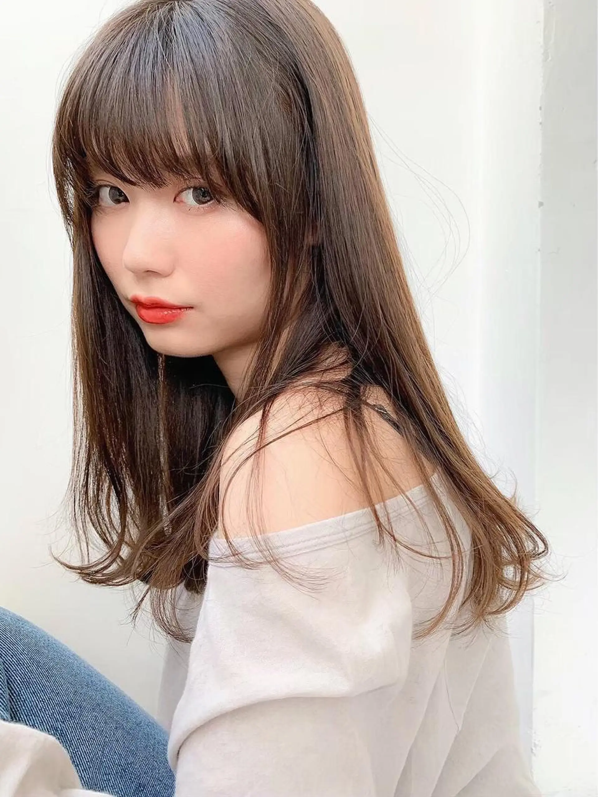 ロング カラー ヘアアレンジ ネイル マツエク・マツパ アイブロウ カット ヘアカラー トリートメント ヘッドスパ 🤍ベージュ×艶髪 🤍Ryuta🤍のヘアスタイル