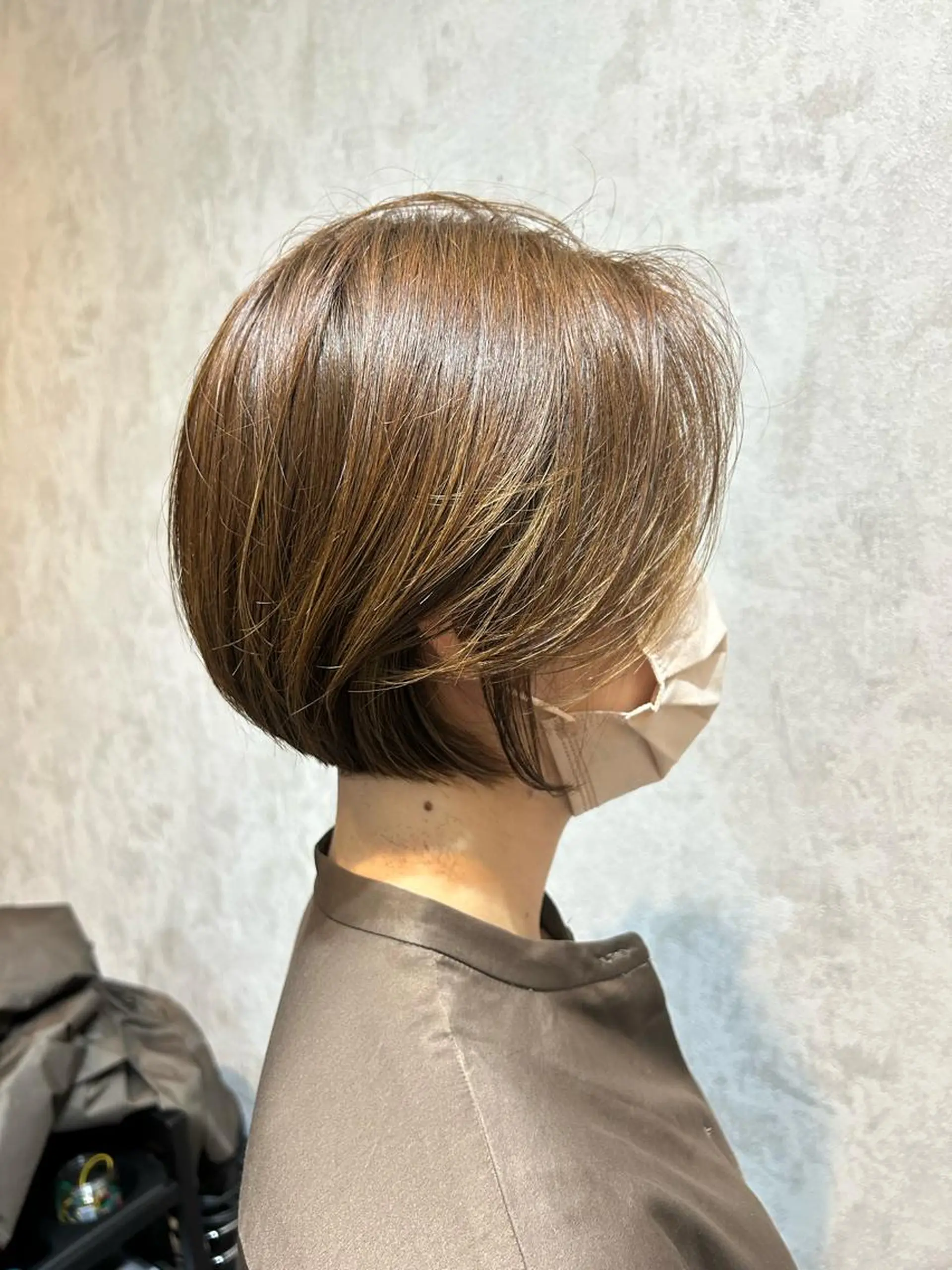 ショート ショートボブ ボブ ショートヘア 飯塚 沙衣のヘアスタイル