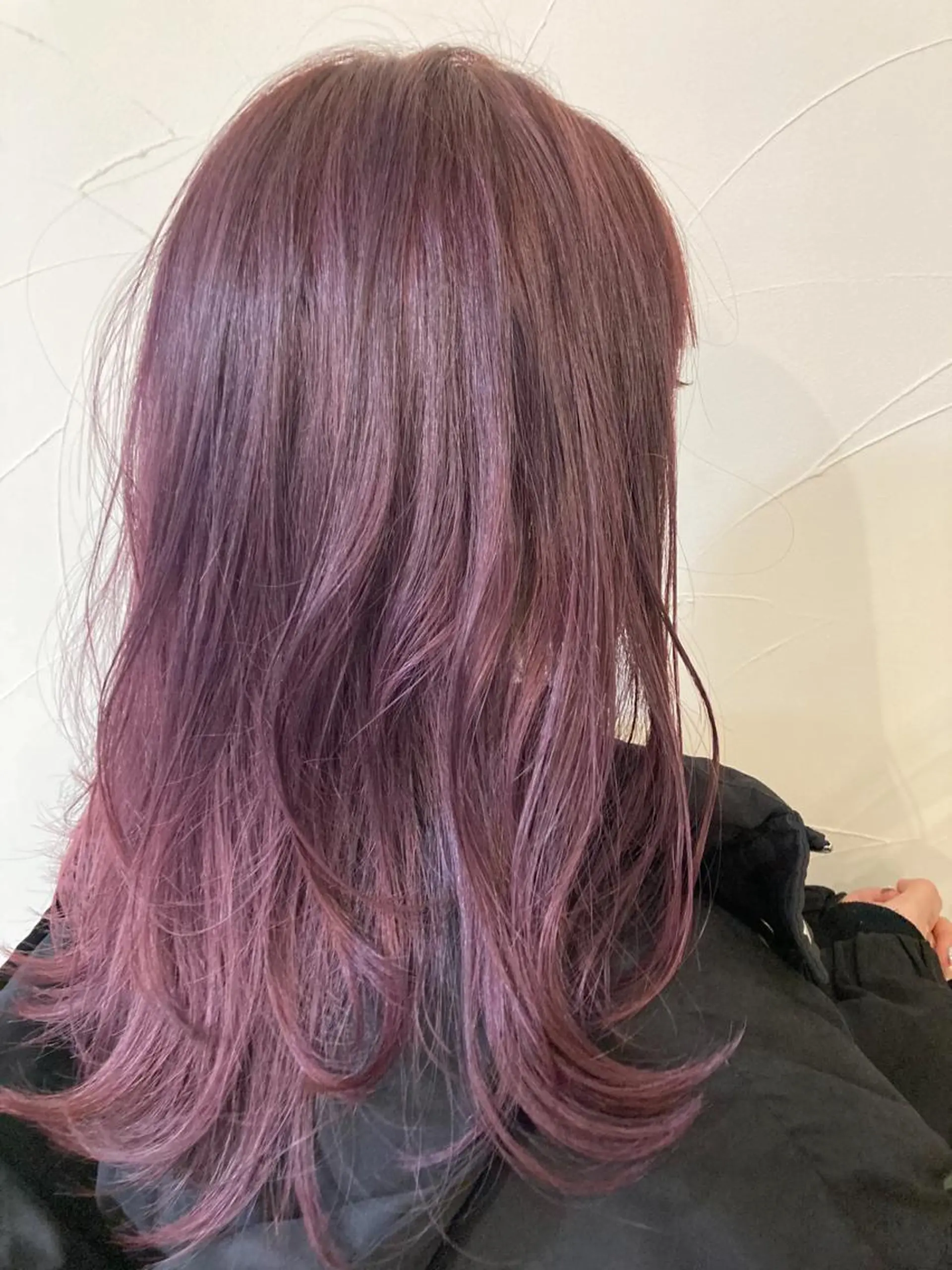 セミロング カラー ブリーチ カット ヘアカラー トリートメント 樋野 亮のヘアスタイル