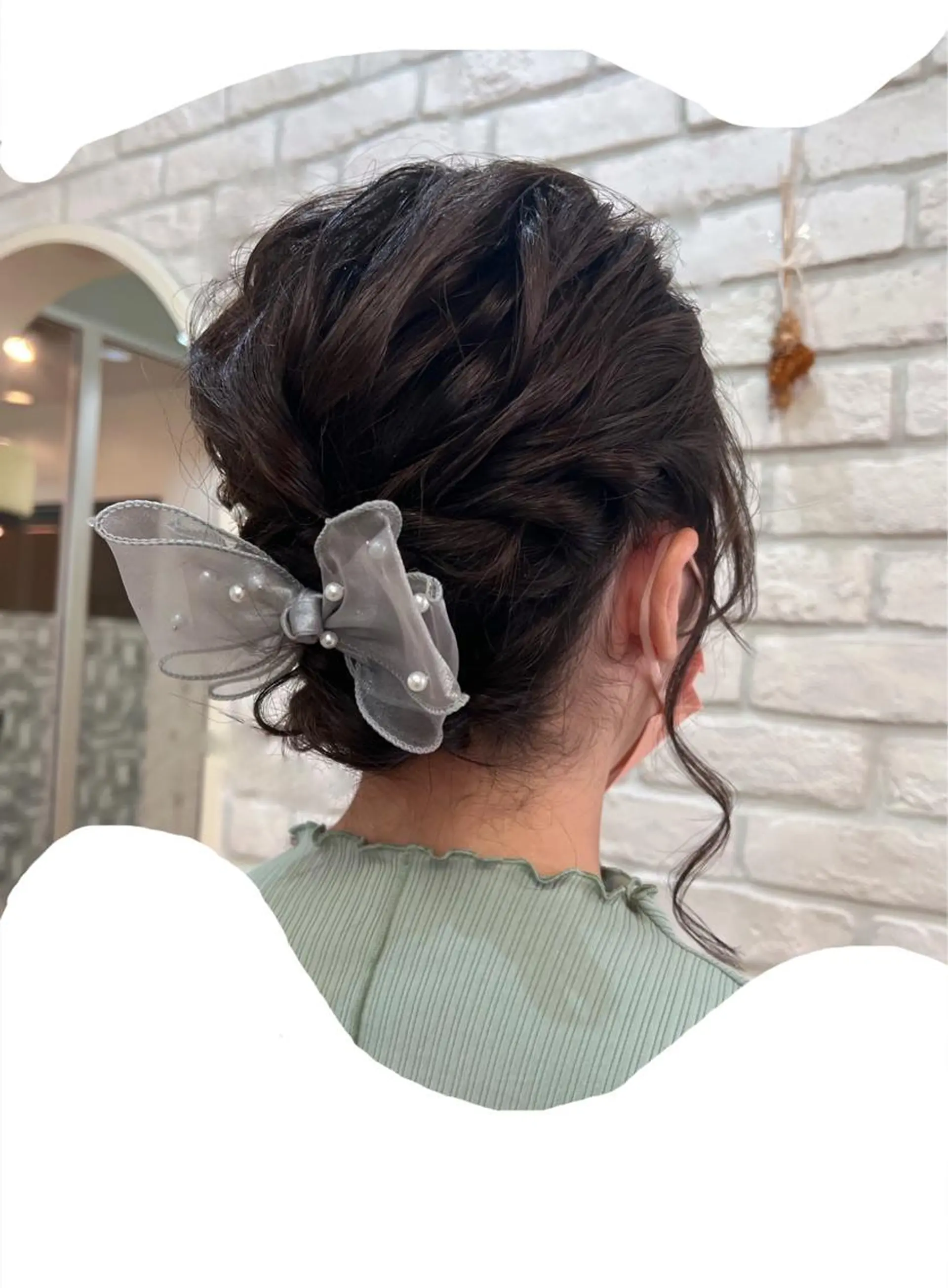 ミディアム ヘアアレンジ 🎀野崎 美玖𝜗𝜚˚⋆のヘアスタイル