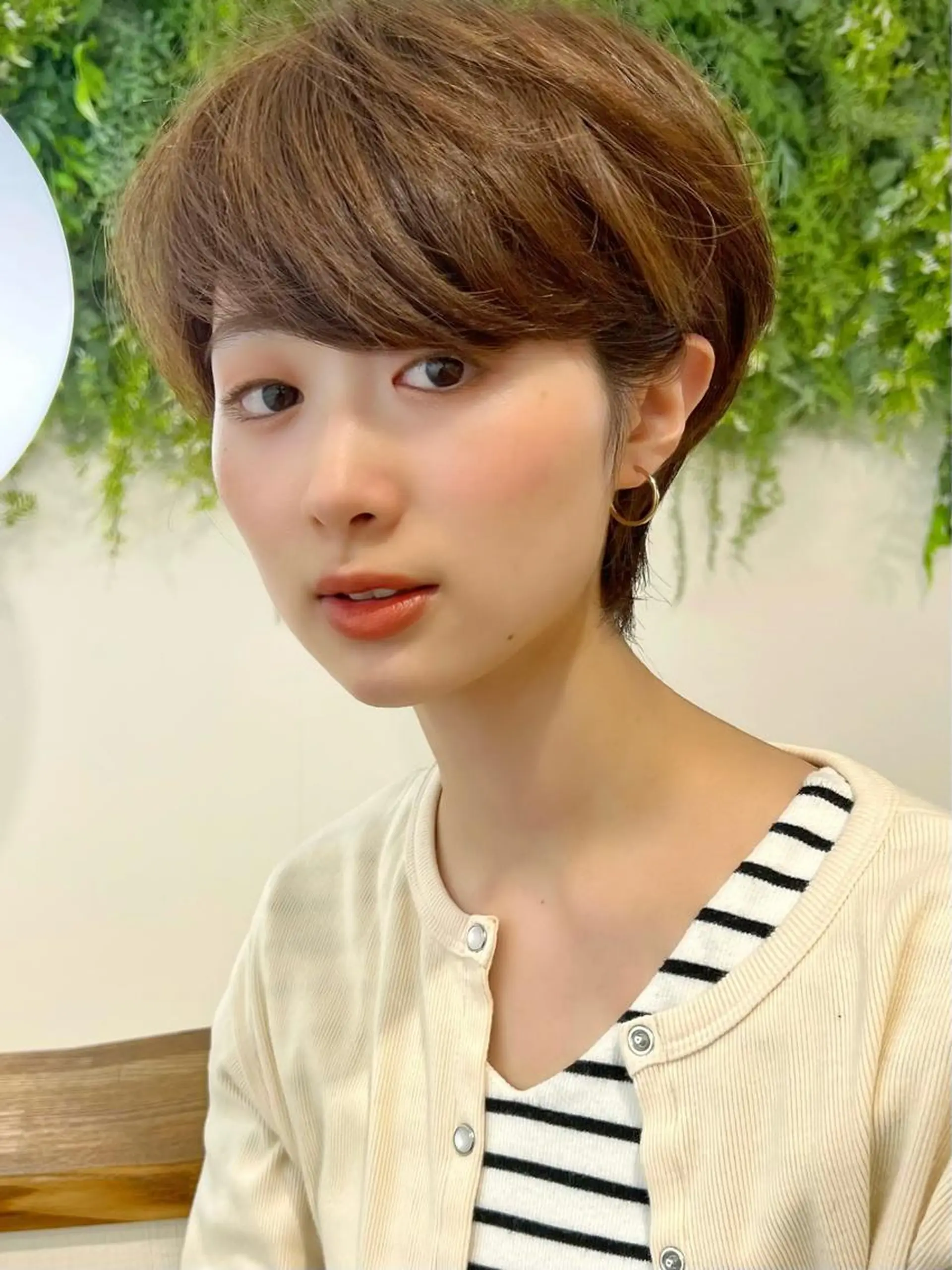ショート カラー 【韓国　レイヤー 髪質改善✨】かずのヘアスタイル