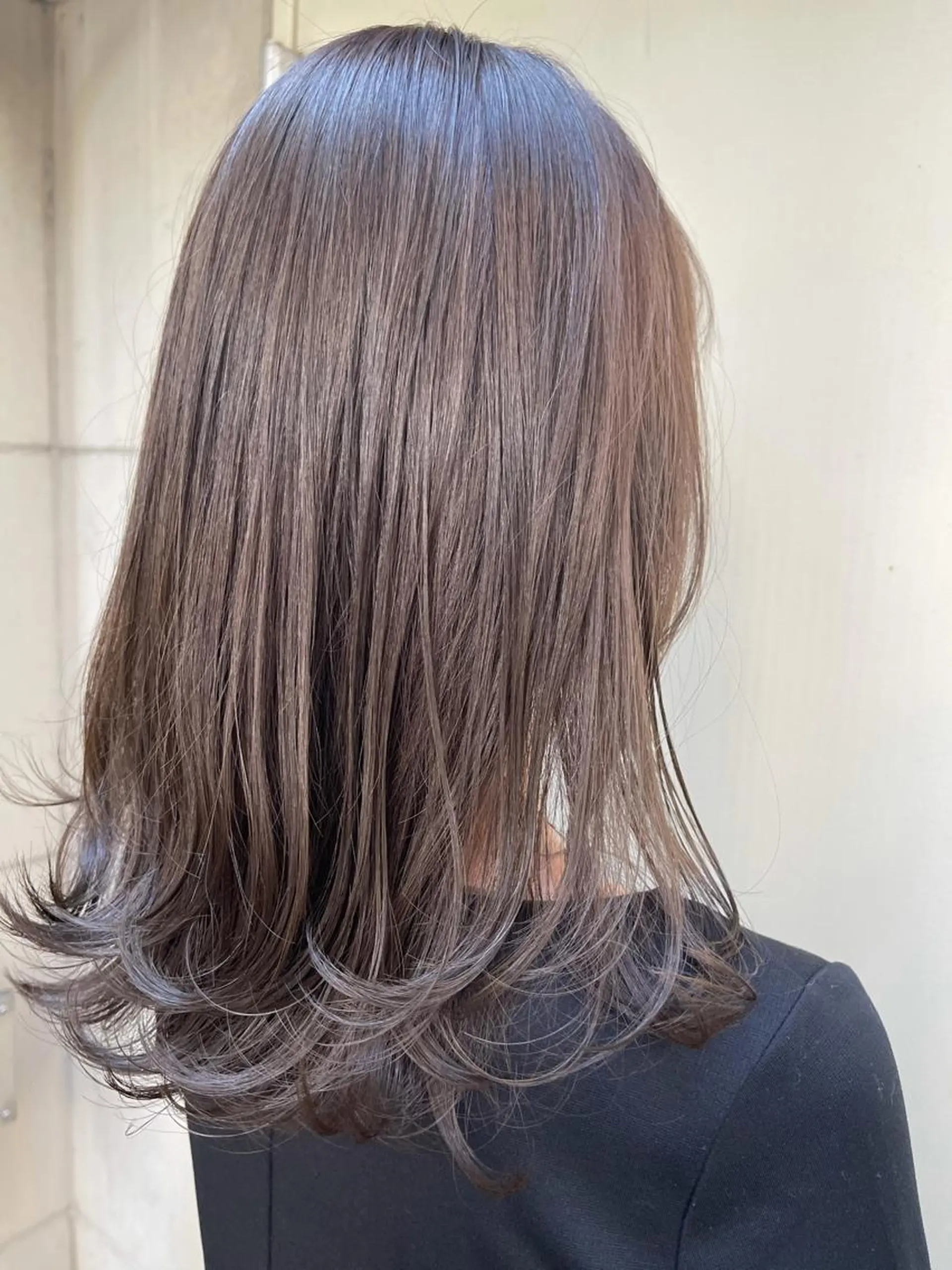 ロング カラー カット ヘアカラー トリートメント 髪質改善/艶髪特化 /柔らかさ/清水翔矢のヘアスタイル