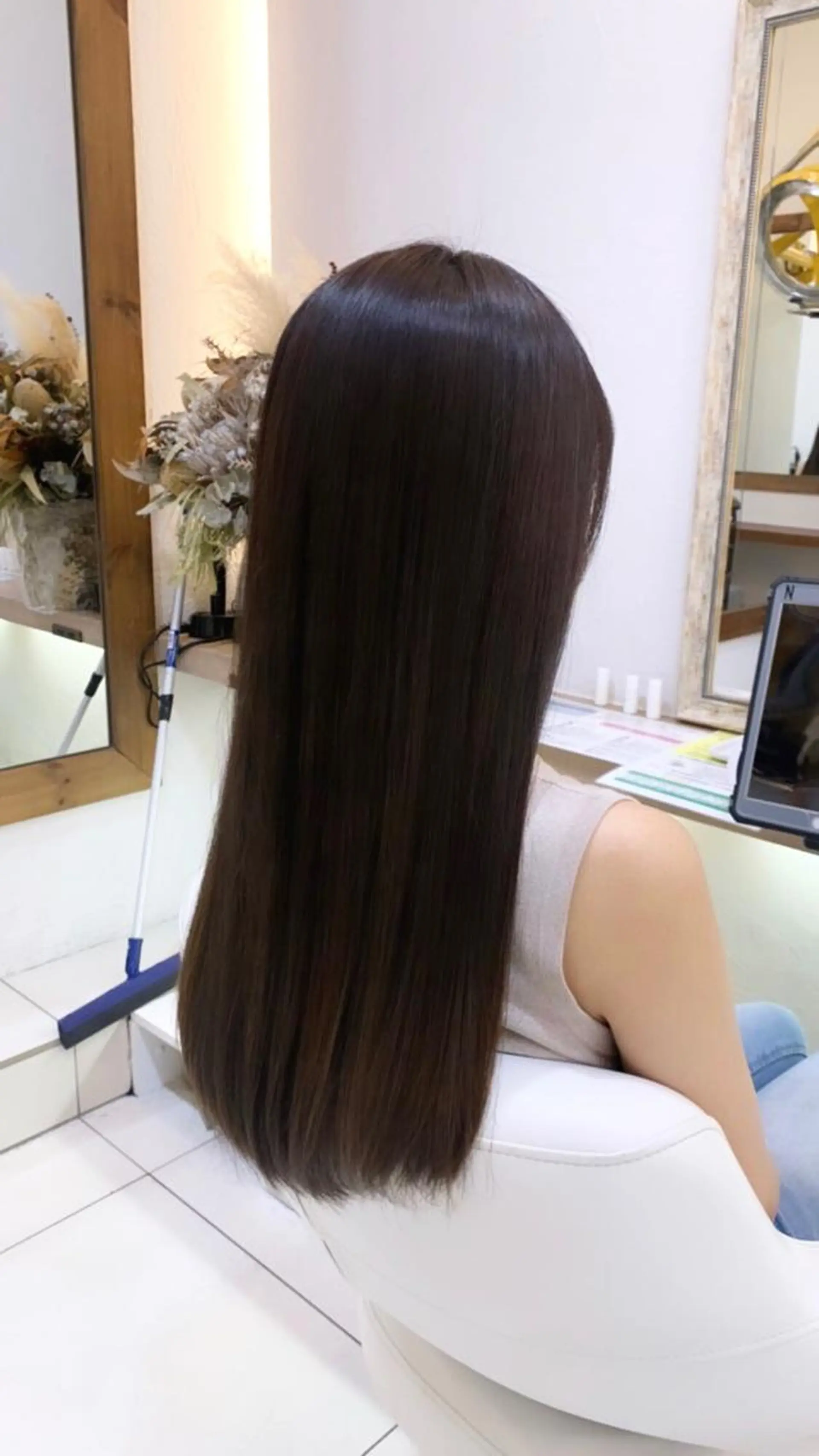 ロング 髪質改善 トリートメント カット ヘアカラー トリートメント 艶質改善/縮毛矯正 ササキナツミのヘアスタイル