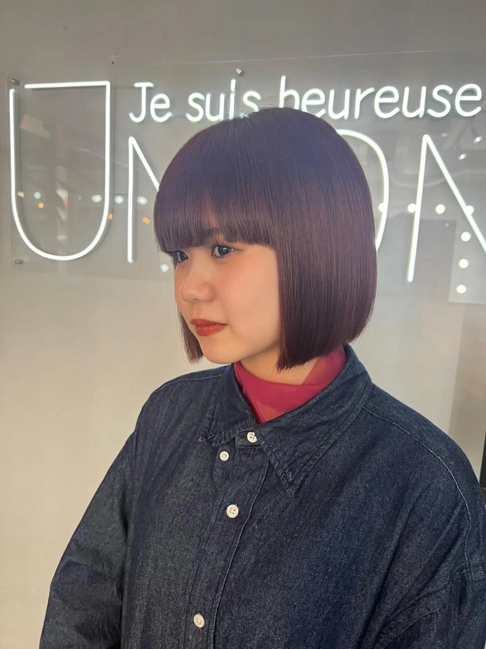 ショート ボブ je suis heureuse所属・ハイライトカラー 🌀ゆい❣️のヘアスタイル