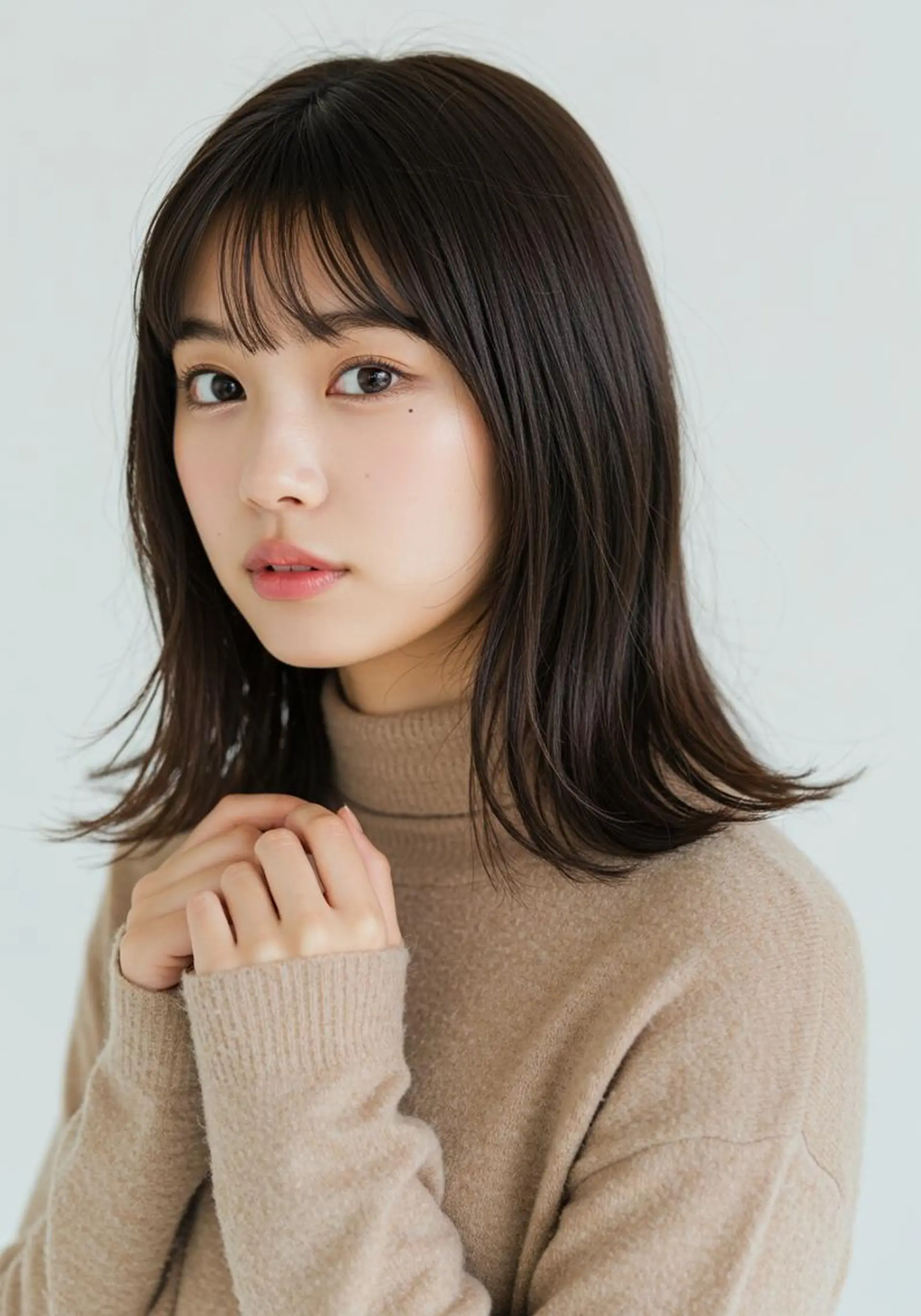 セミロング 高堰 朱羽のヘアスタイル