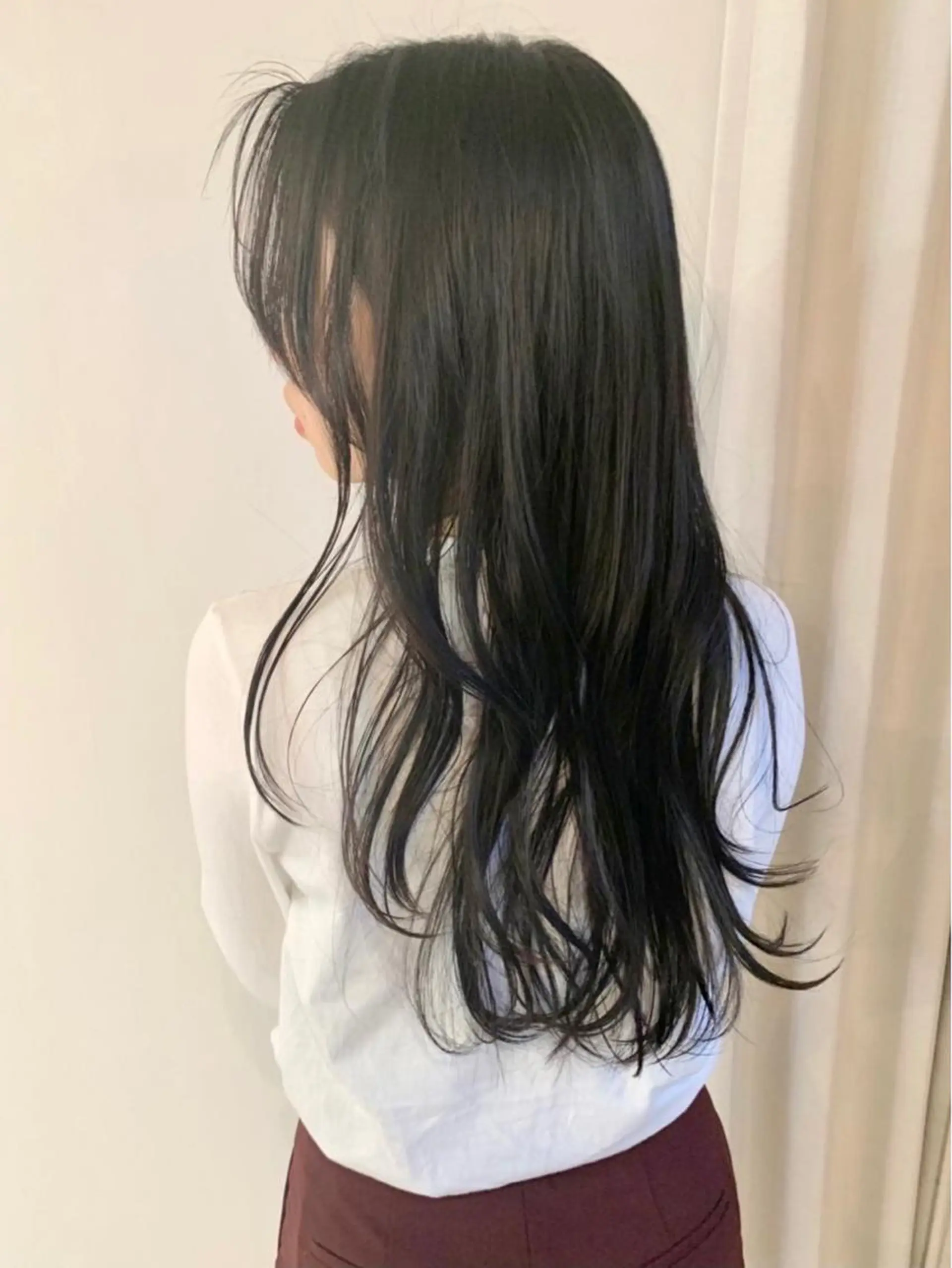 ロング カット パーマ トリートメント 顔まわりカット/金山 /大園芽依のヘアスタイル