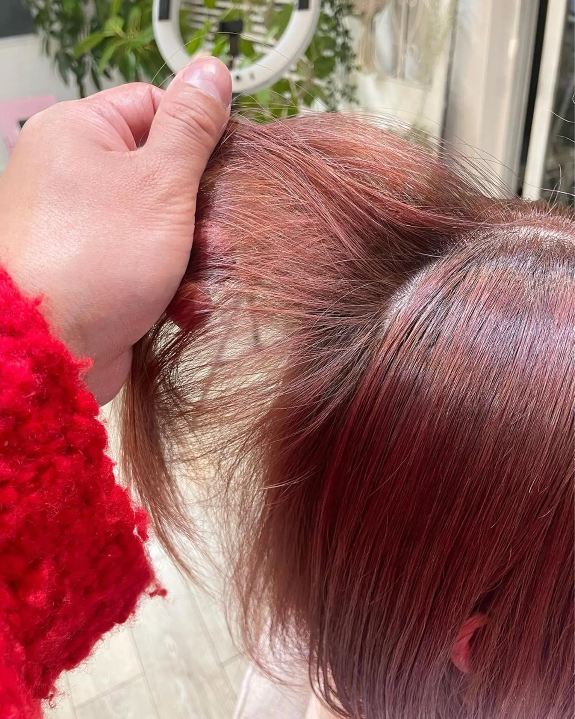 ミディアム カラー シバタ ショウゴのヘアスタイル