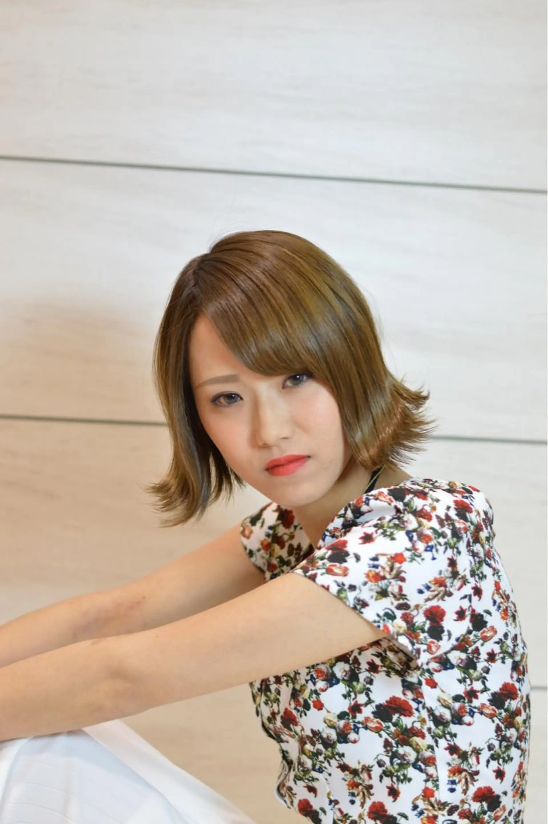 ショート カラー ショートボブ ボブ ショートヘア 外ハネヘア テラモト カズヨシのヘアスタイル