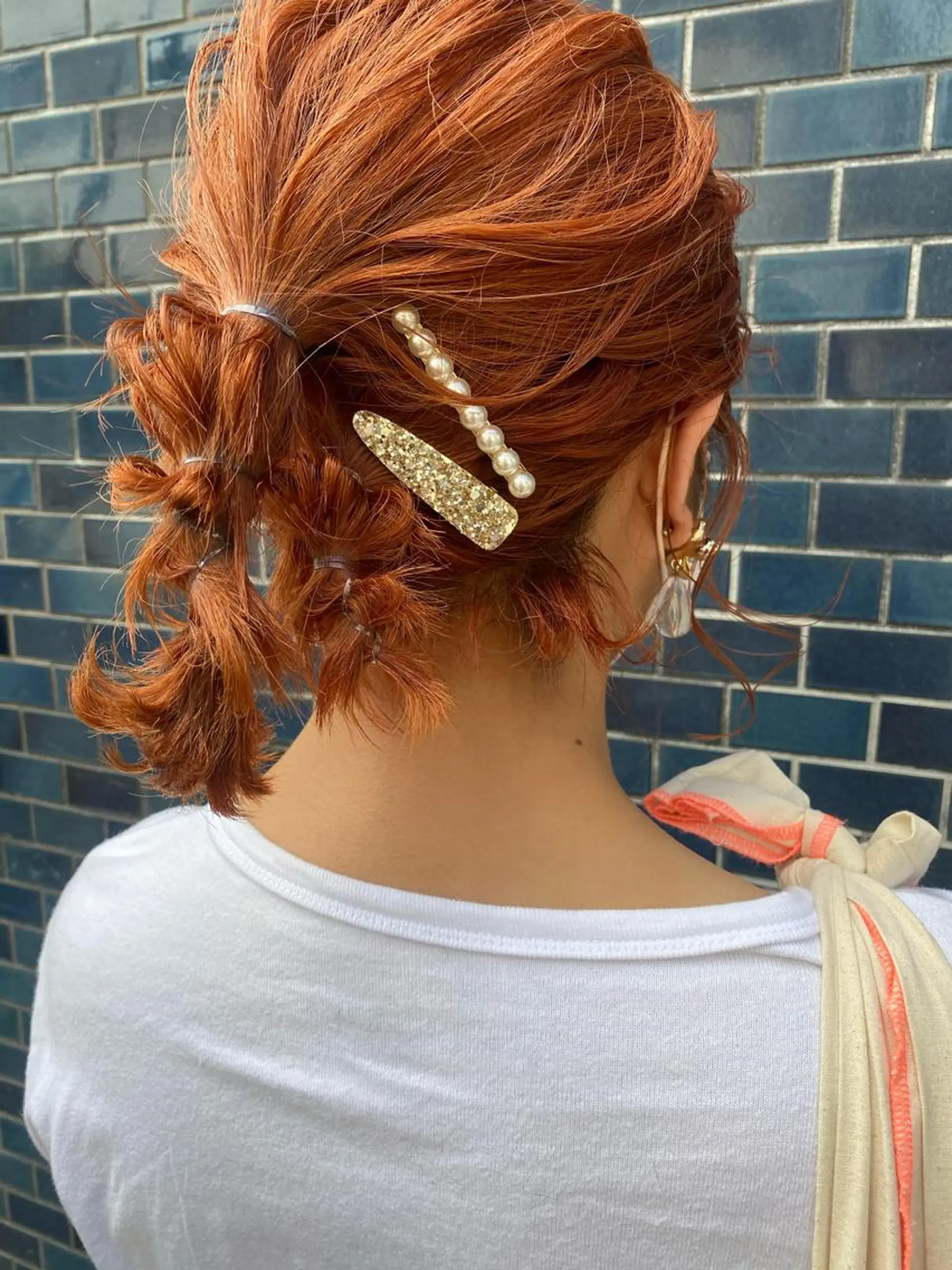 ショート ハイトーンカラー🍑 心斎橋のヘアスタイル