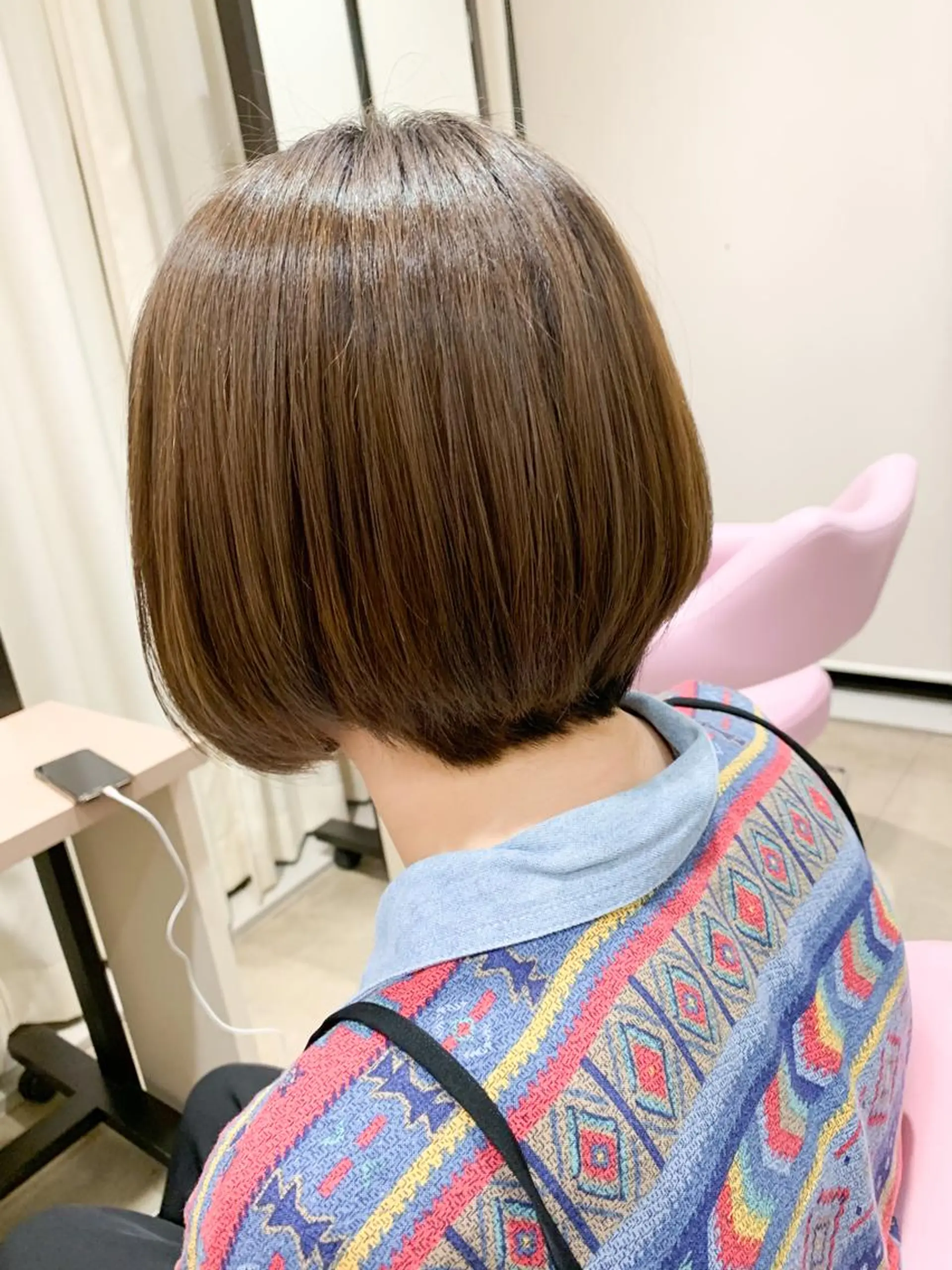 ショート ボブ 🍀ケアブリーチ カラー🍀坂井のヘアスタイル