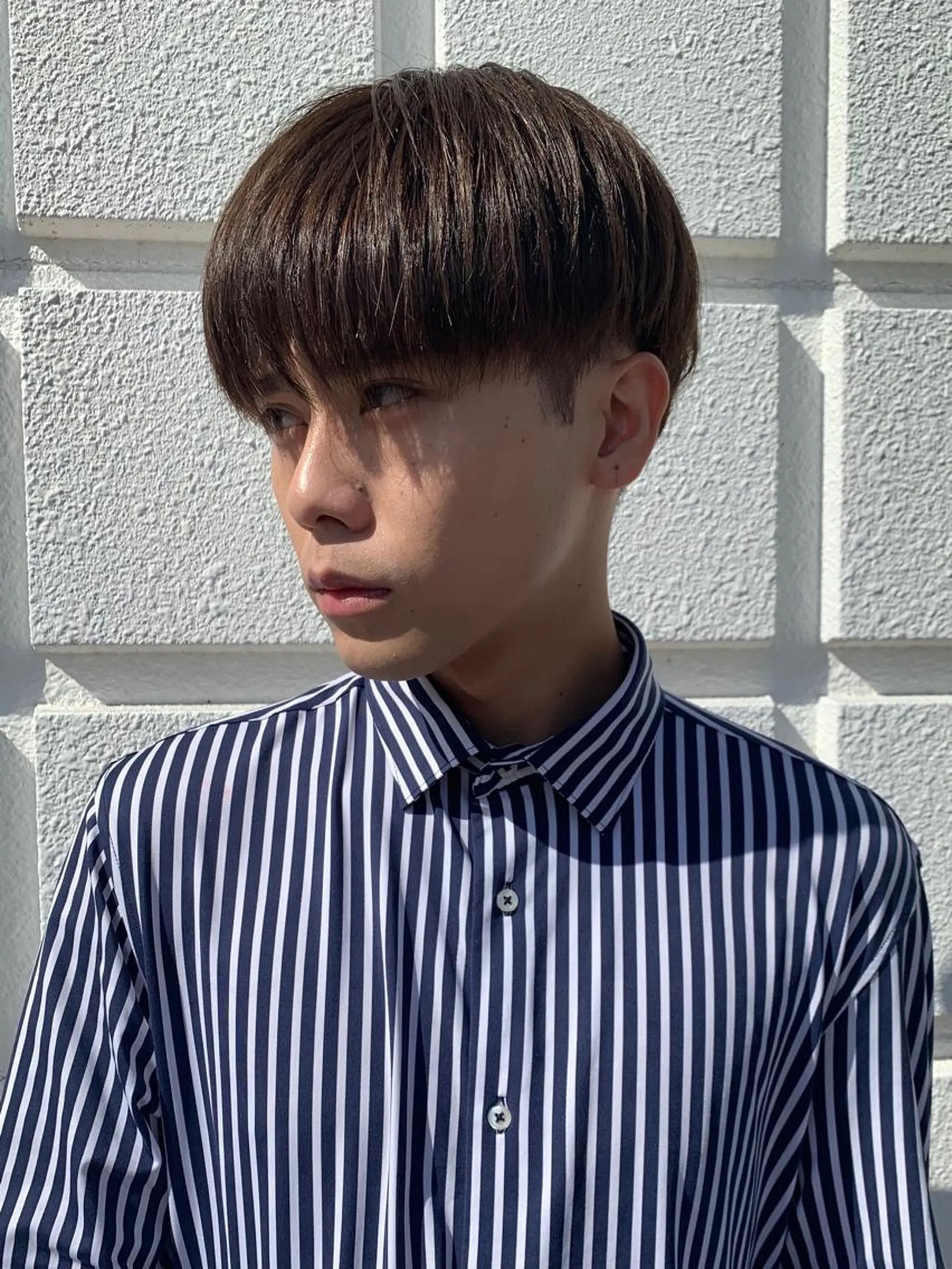 メンズ メンズ韓国風 マッシュ 血分 優人のヘアスタイル