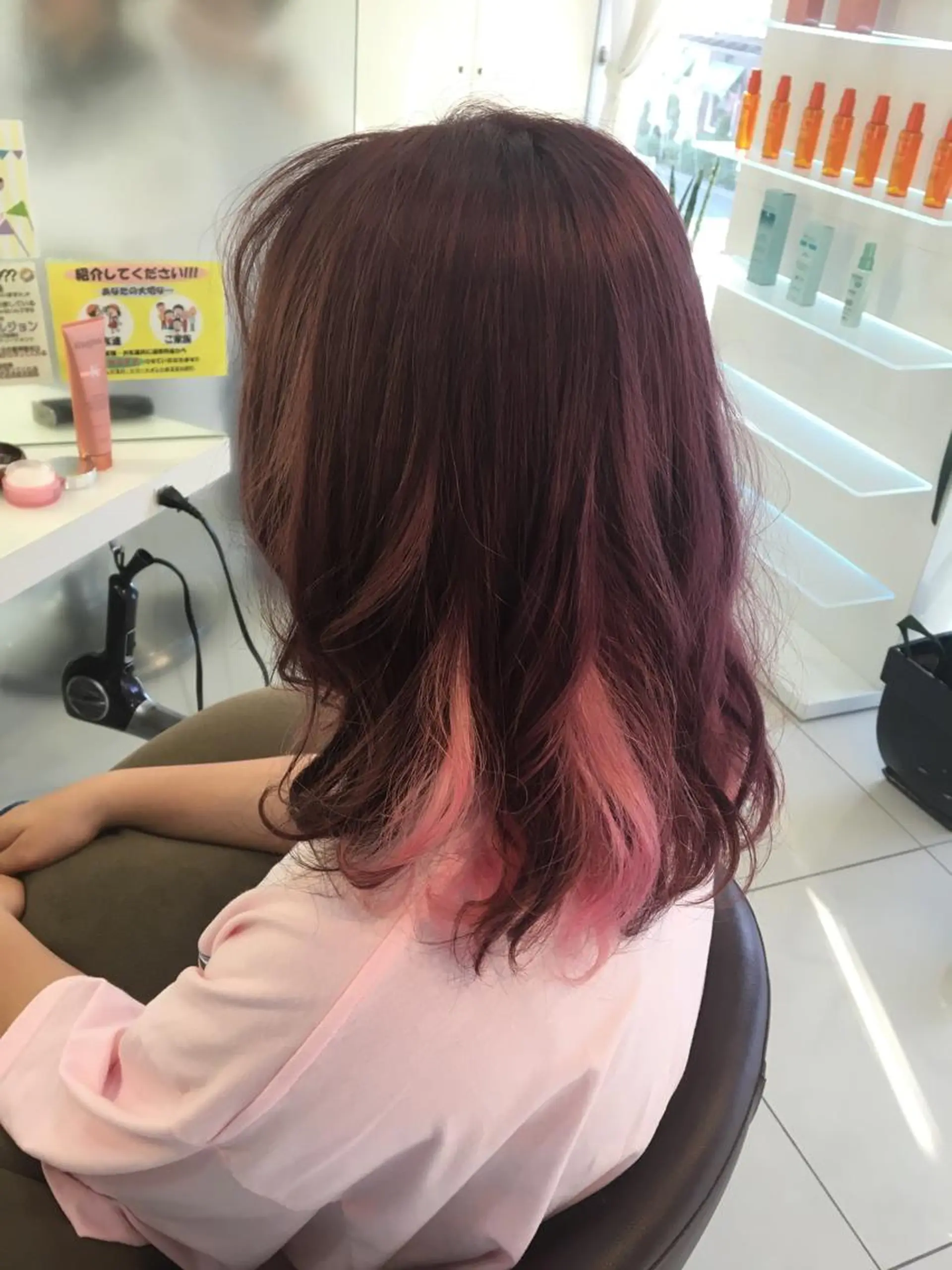 セミロング 髪質改善 頭身浴/ 中田のヘアスタイル