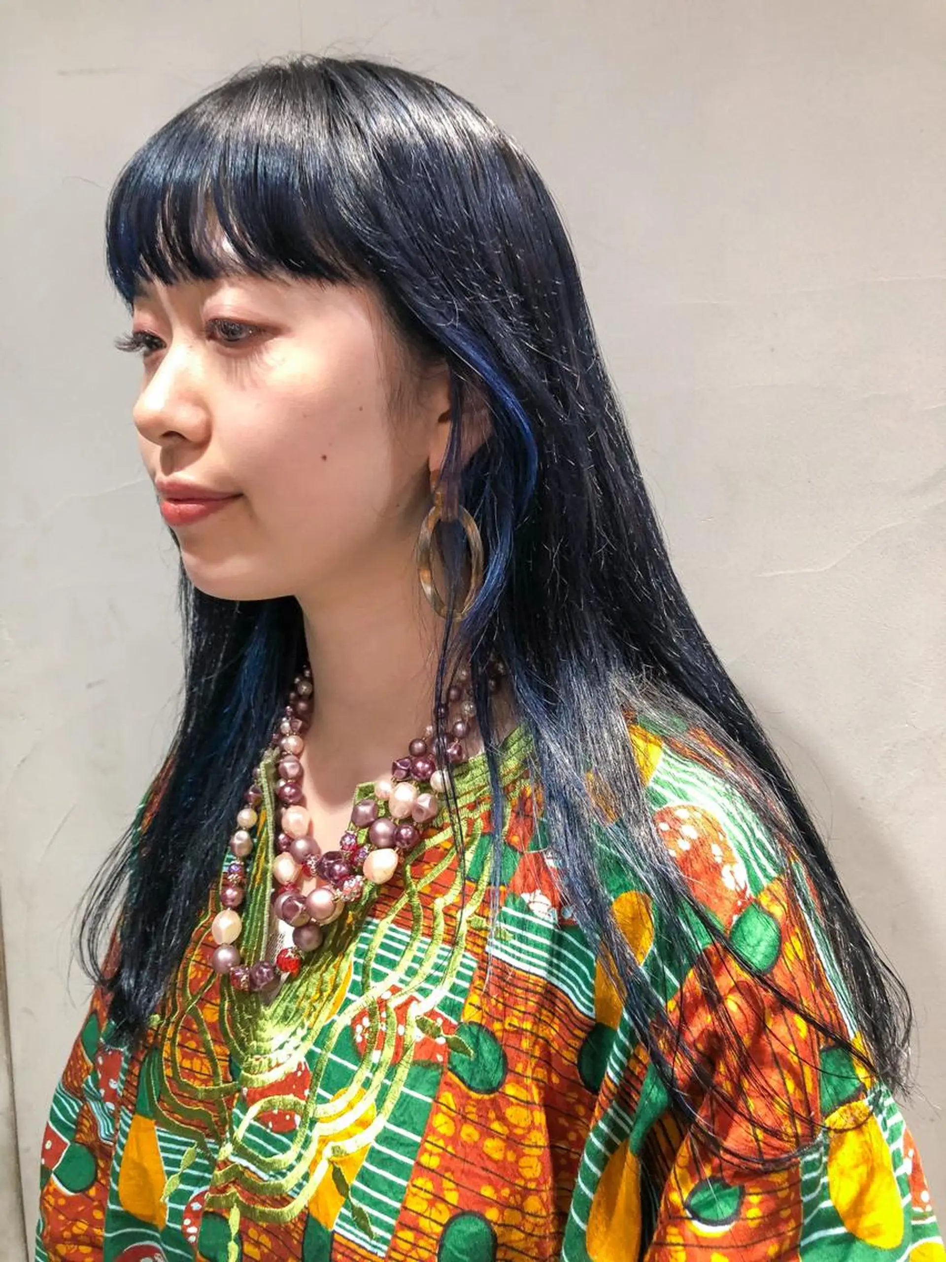 ロング カラー ヘアカラー トリートメント ヘッドスパ ヘアセット 圧倒的透明感カラー nana🦕のヘアスタイル