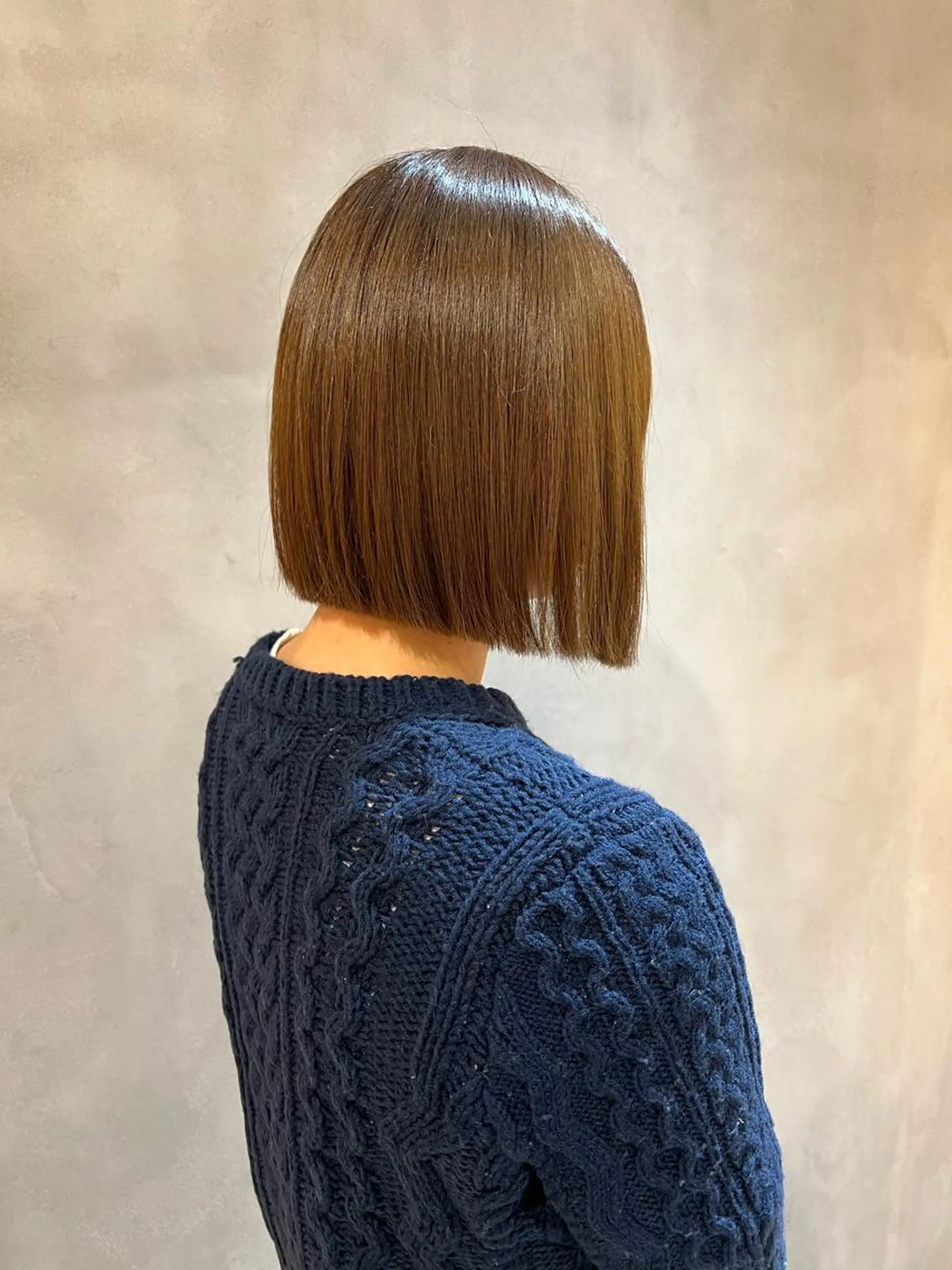 ショート ボブ/巻ける縮毛矯正 /韓国レイヤーはなのヘアスタイル