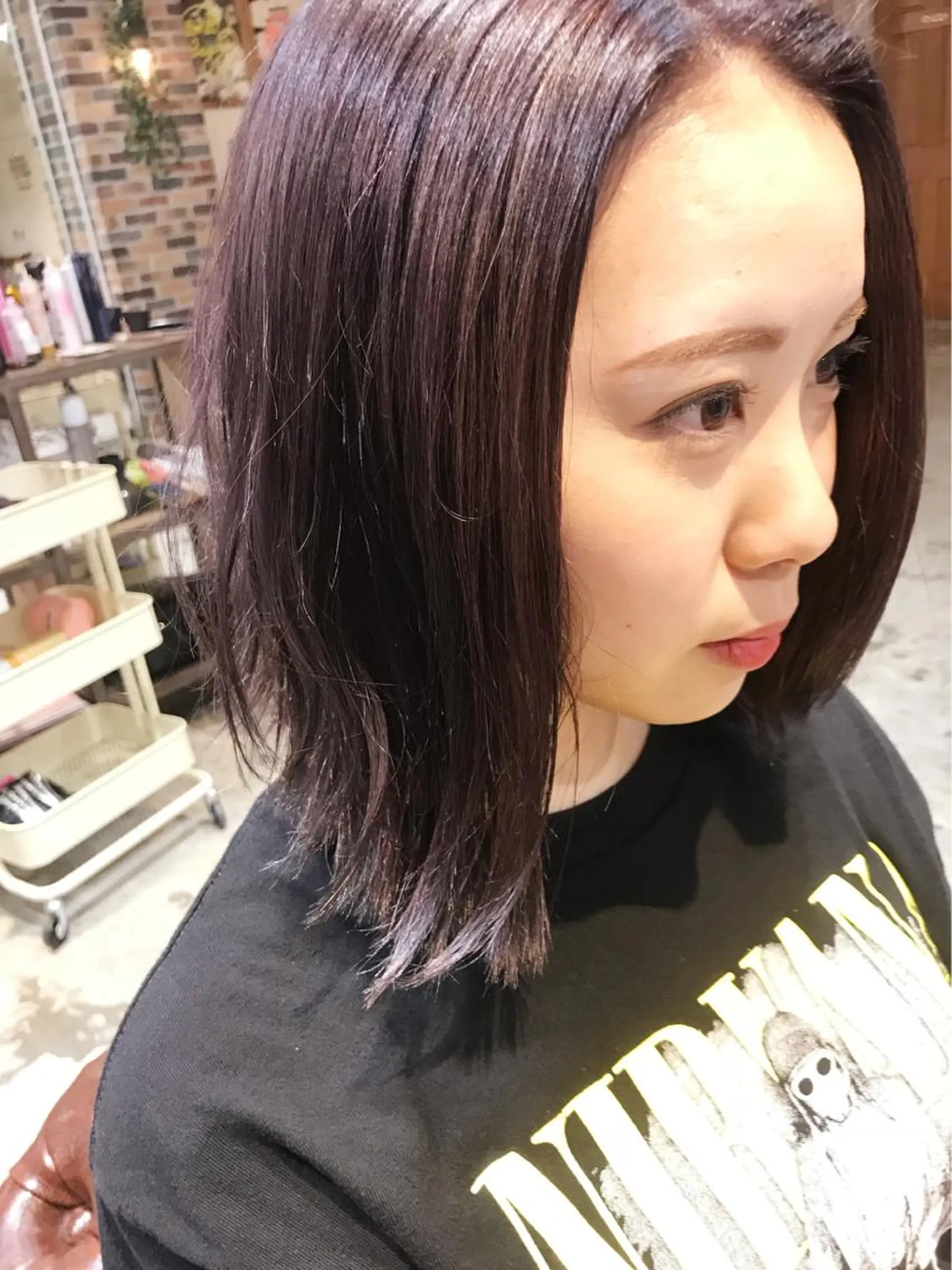 ミディアム カラー ブリーチ 透明感カラー グレージュ ラベンダーカラー ラベンダーグレージュ ヘアカラー トリートメント ⭐️ハイクオリティ カラー杉本雄志⭐️のヘアスタイル