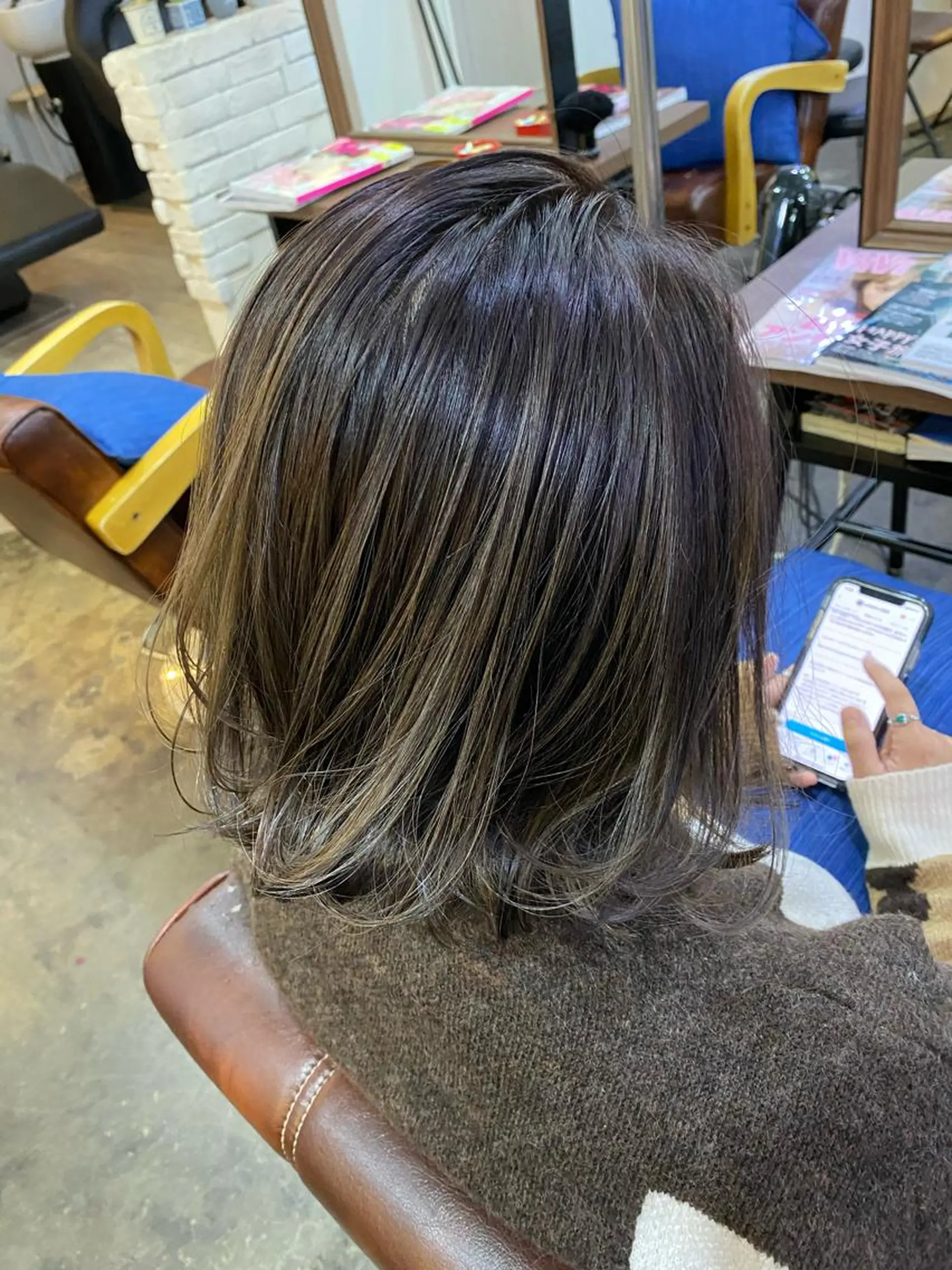 ミディアム カラー ヘアアレンジ 【艶髪×韓国風】特化 小野寺 涼のヘアスタイル
