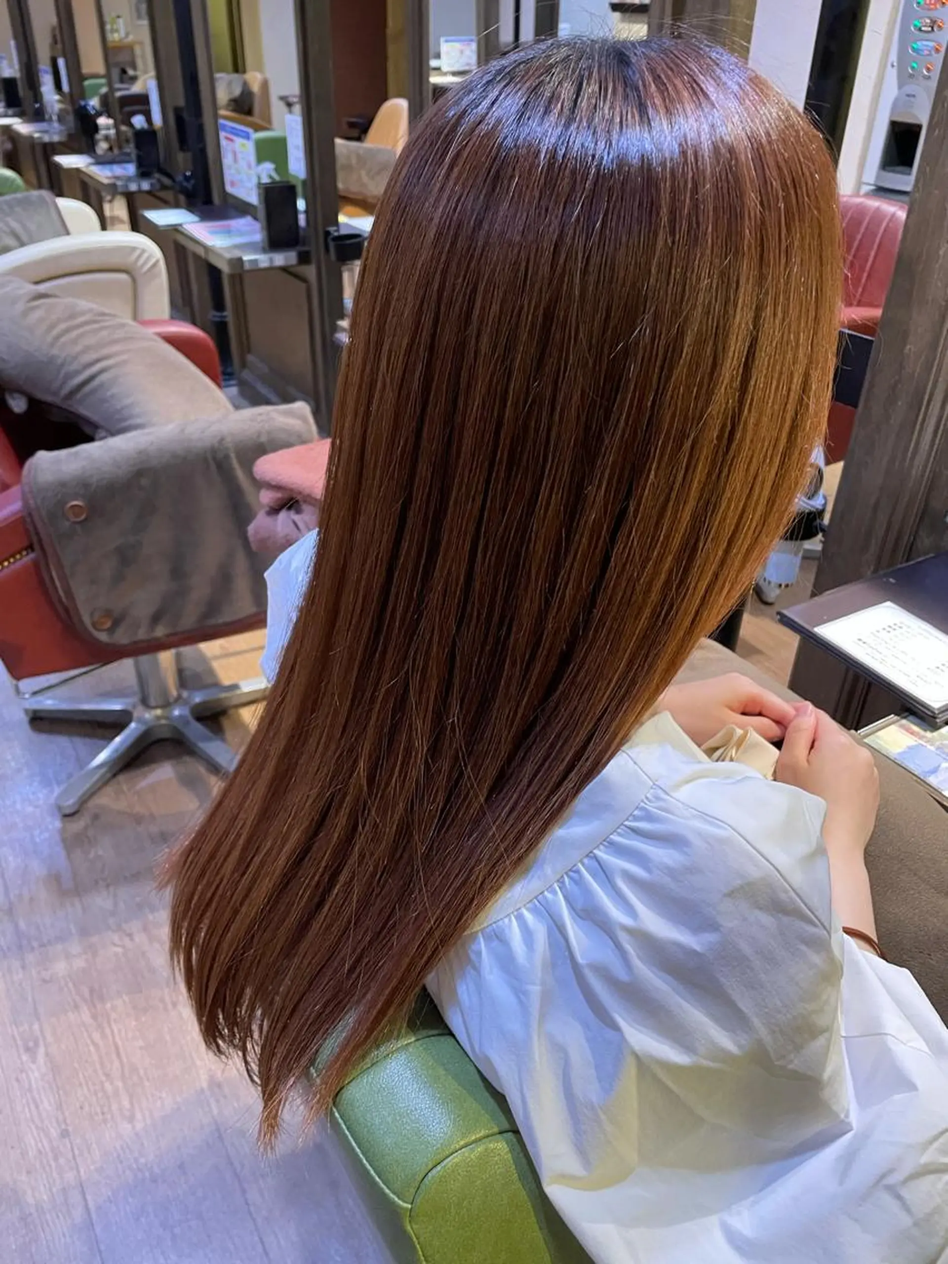 ロング トリートメント カット 縮毛矯正 ❣️モードケイズ塚口 和田一将のヘアスタイル