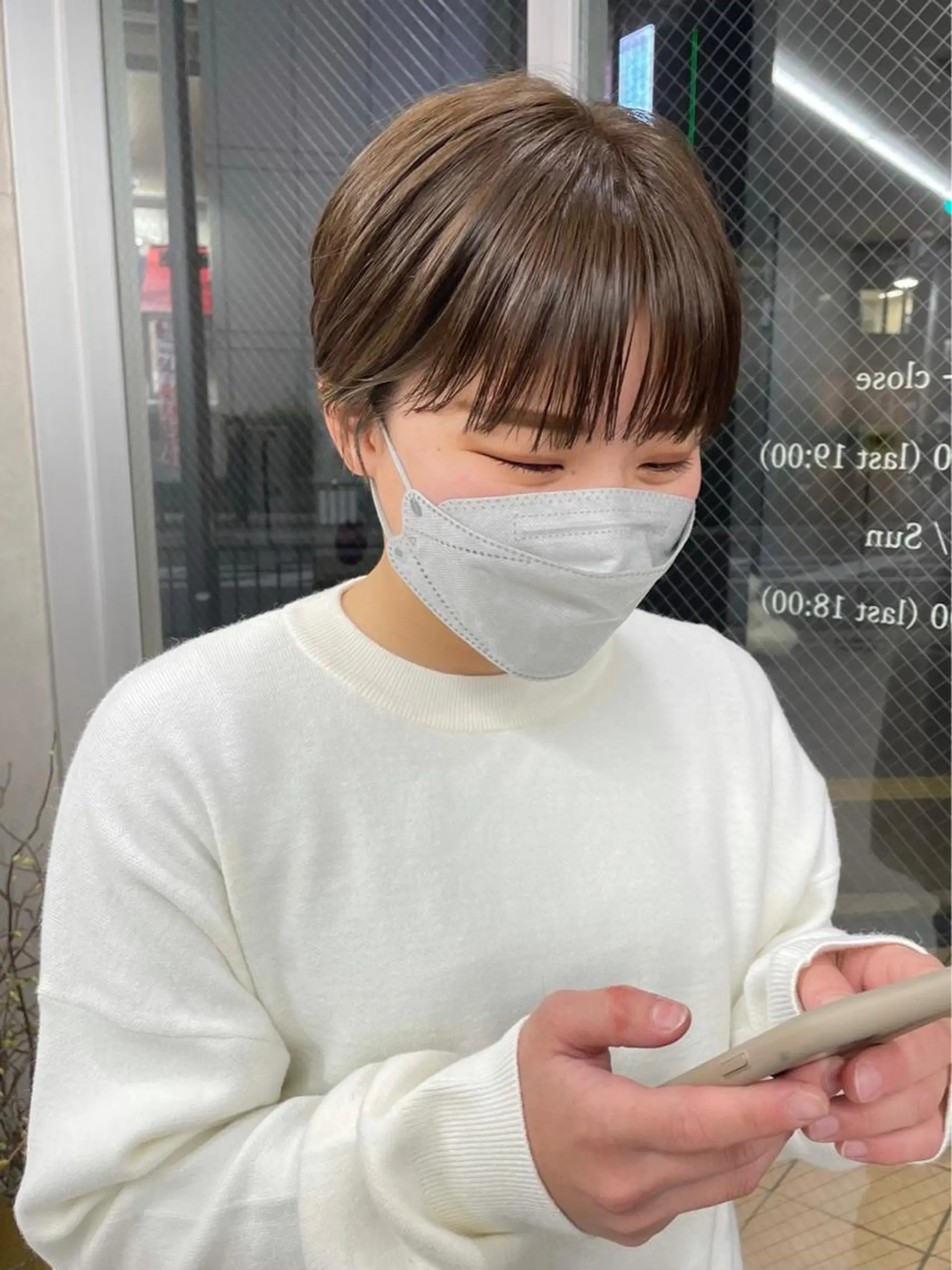 ショート mono.所属・南茨/ヘッドスパ /カット/momoのヘアスタイル