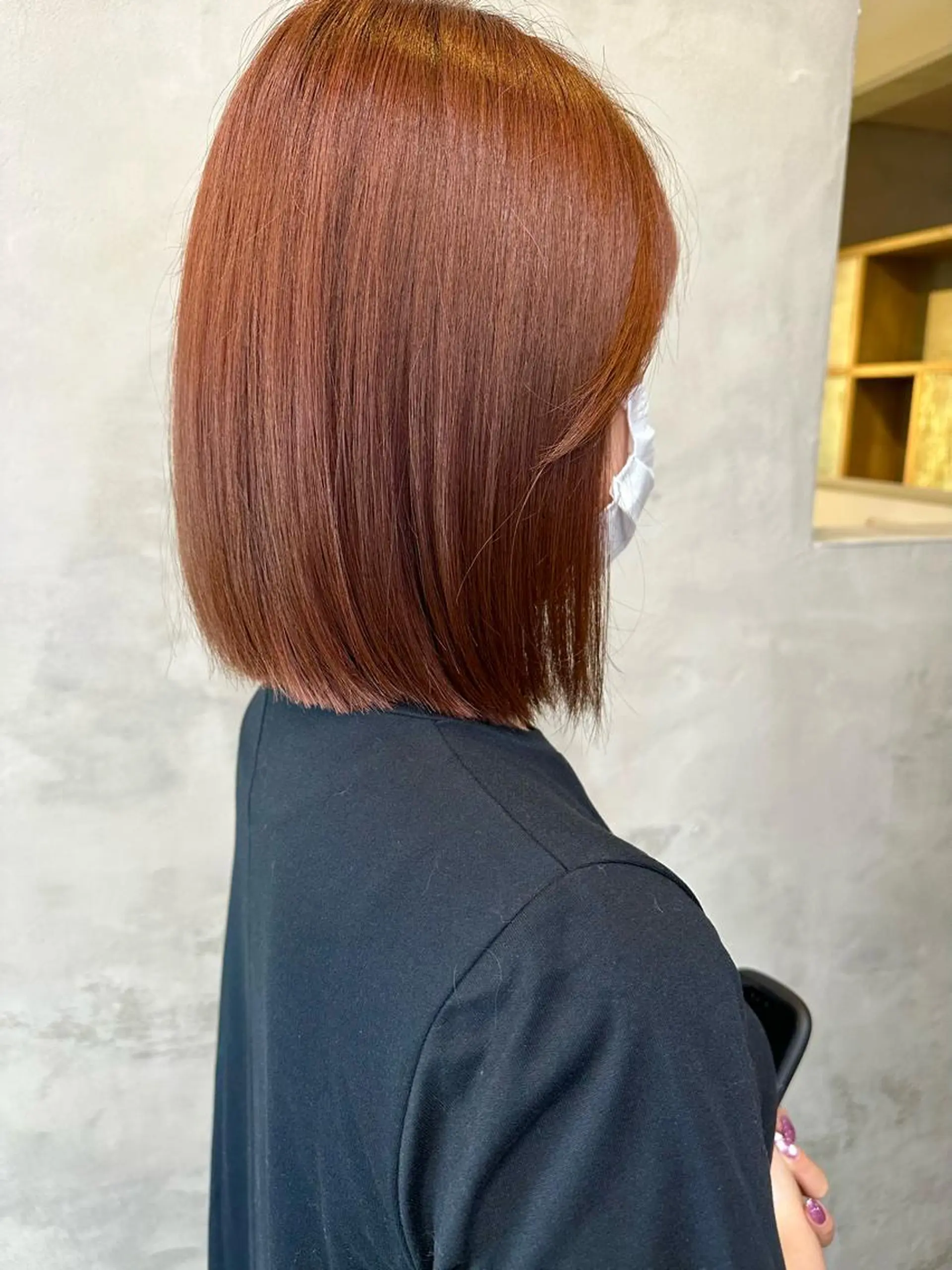 ミディアム ボブ Salonde  COCO所属・メンズパーマ/ RIOのヘアスタイル