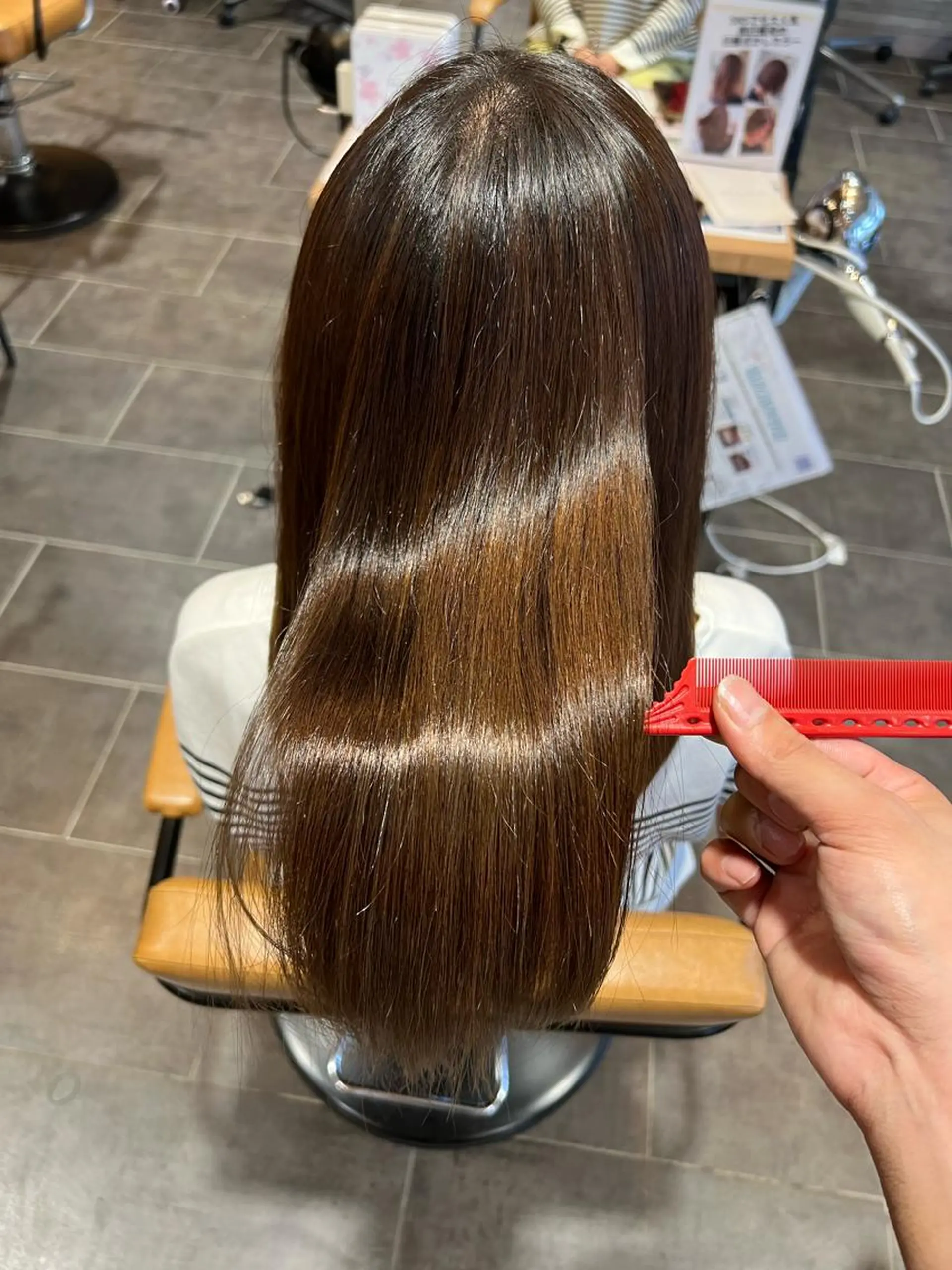 ロング カラー 髪質改善 ツヤ髪の匠 山本晃太のヘアスタイル