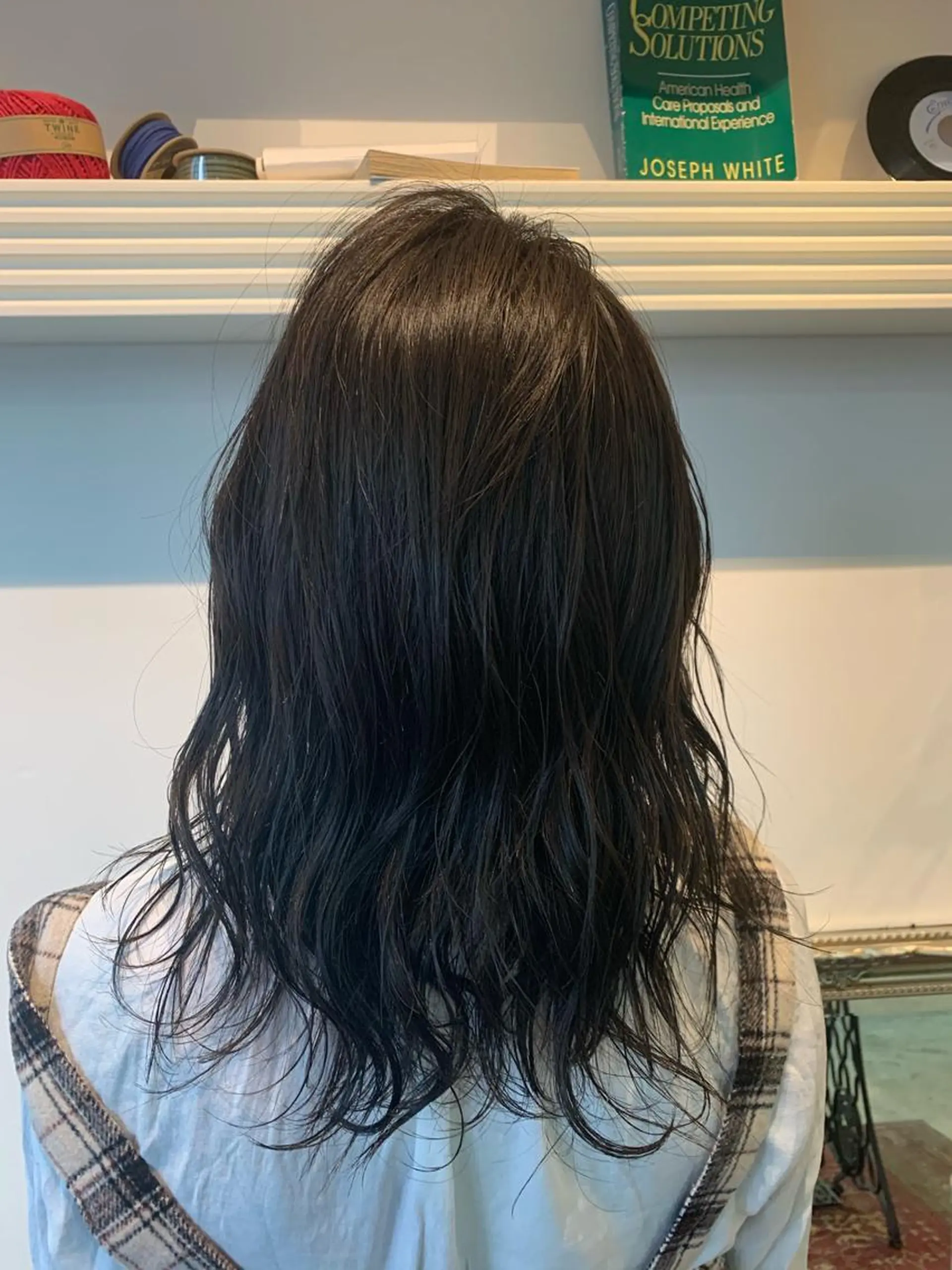セミロング カット ヘアカラー トリートメント ヘッドスパ ヘアセット 山口 竣也のヘアスタイル