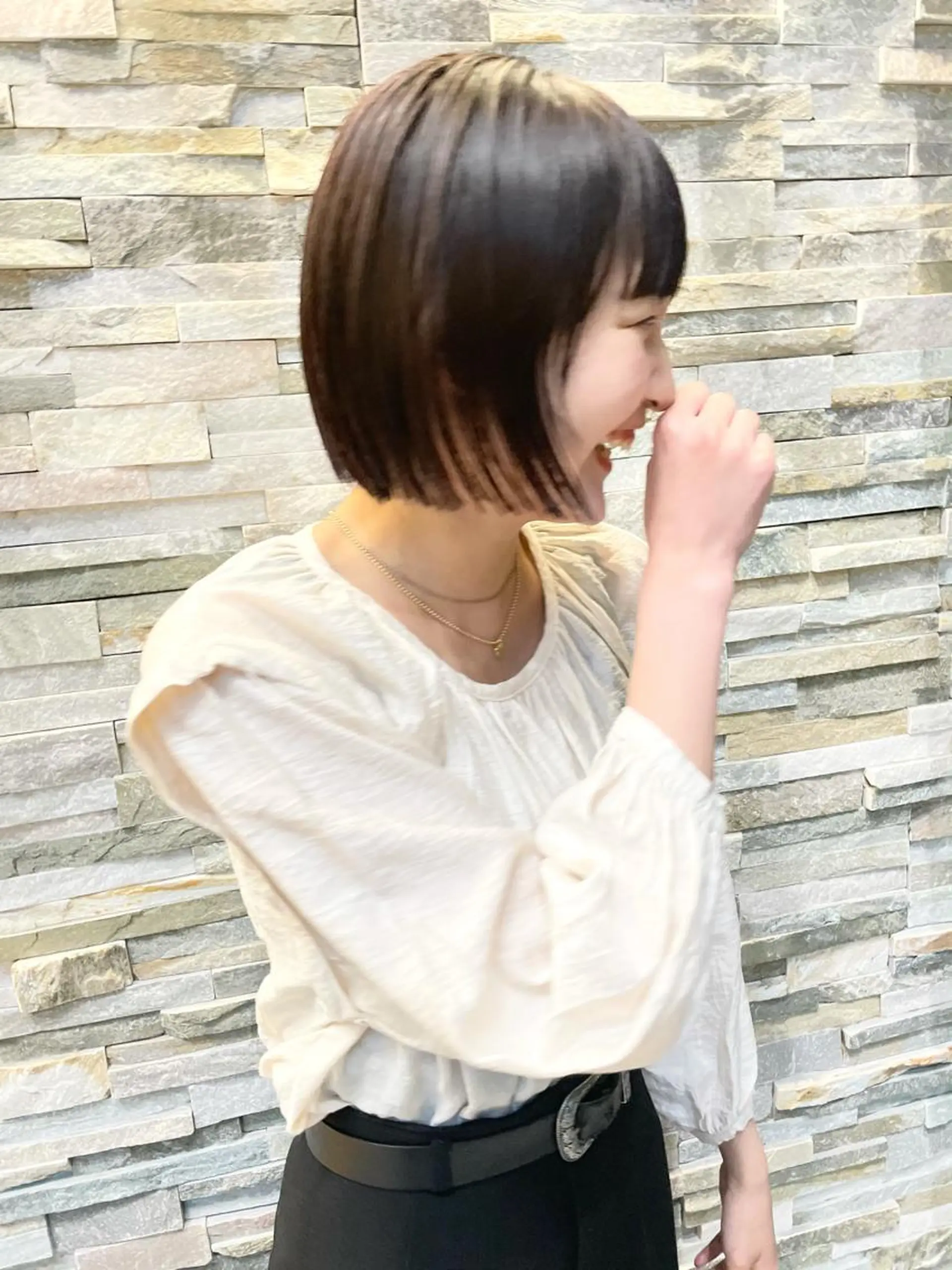 ミディアム カラー パーマ ヘアアレンジ メンズ キッズ ネイル マツエク・マツパ ボブ カット ヘアカラー トリートメント tatsumi/ボブ ウルフ/レイヤーのヘアスタイル