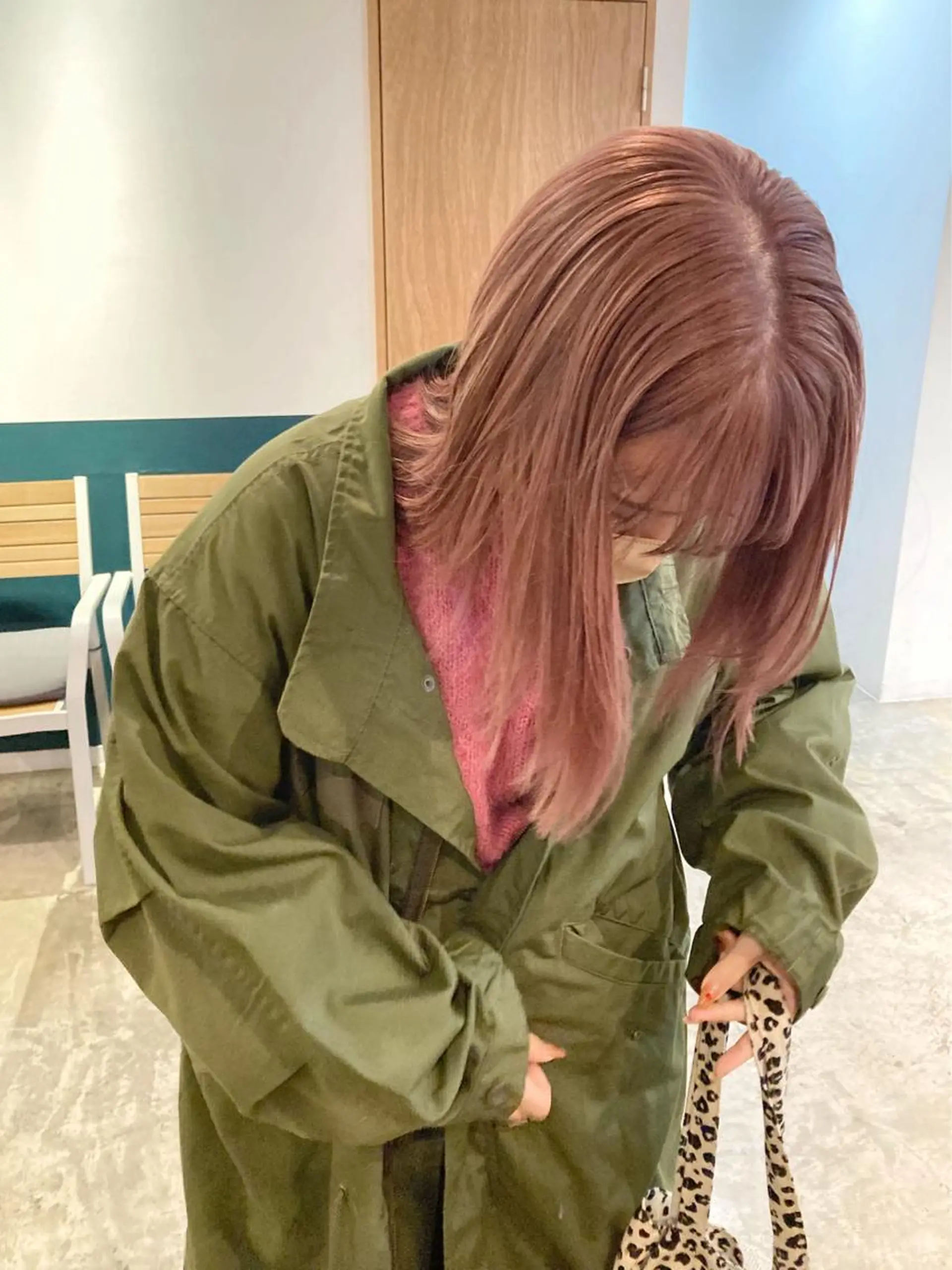 ミディアム ヘアカラー カラーリスト菅野 竜矢🌈のヘアスタイル