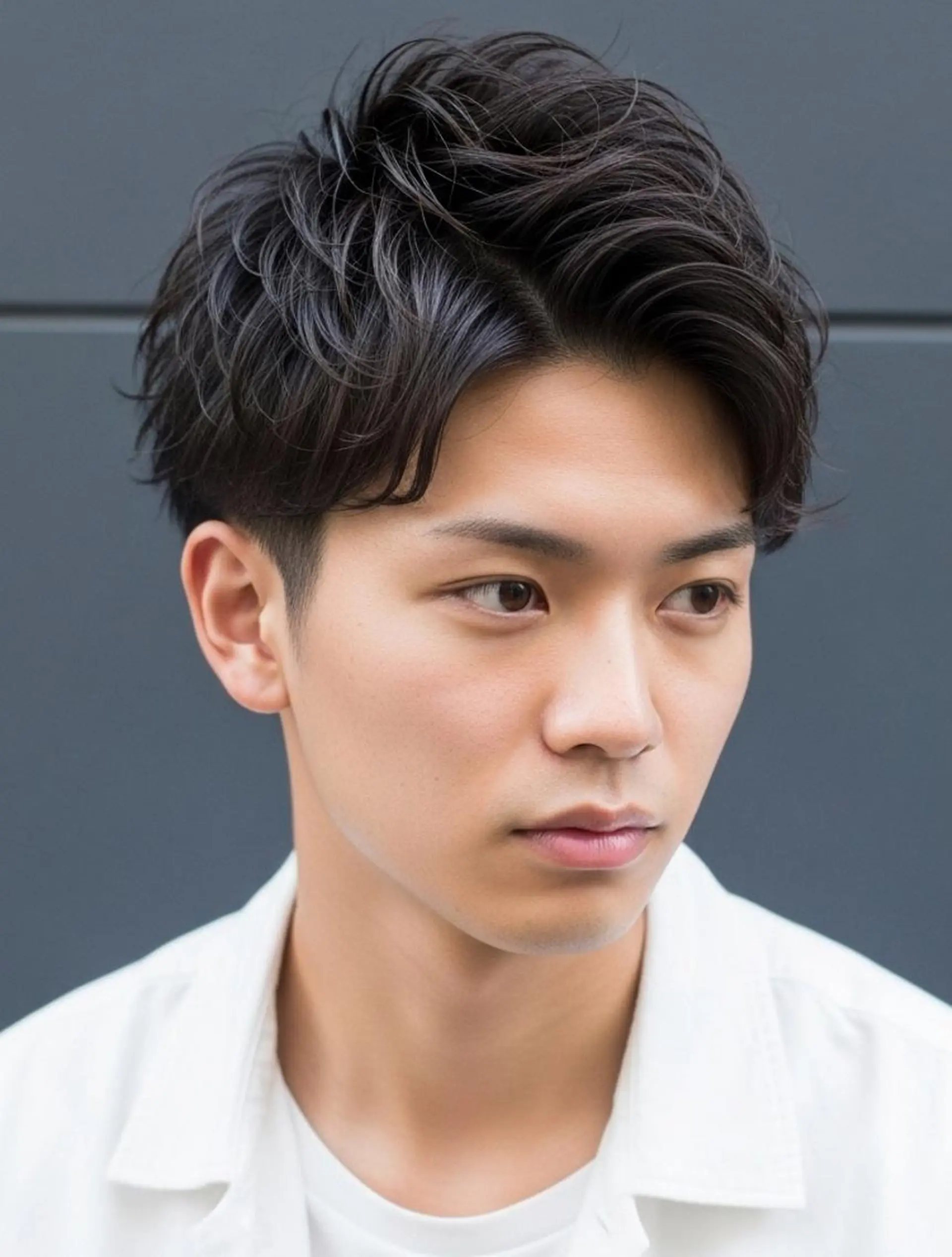 メンズ アップバング メンズショート カット Halo/長居美容室 似合わせカット/ロキのヘアスタイル