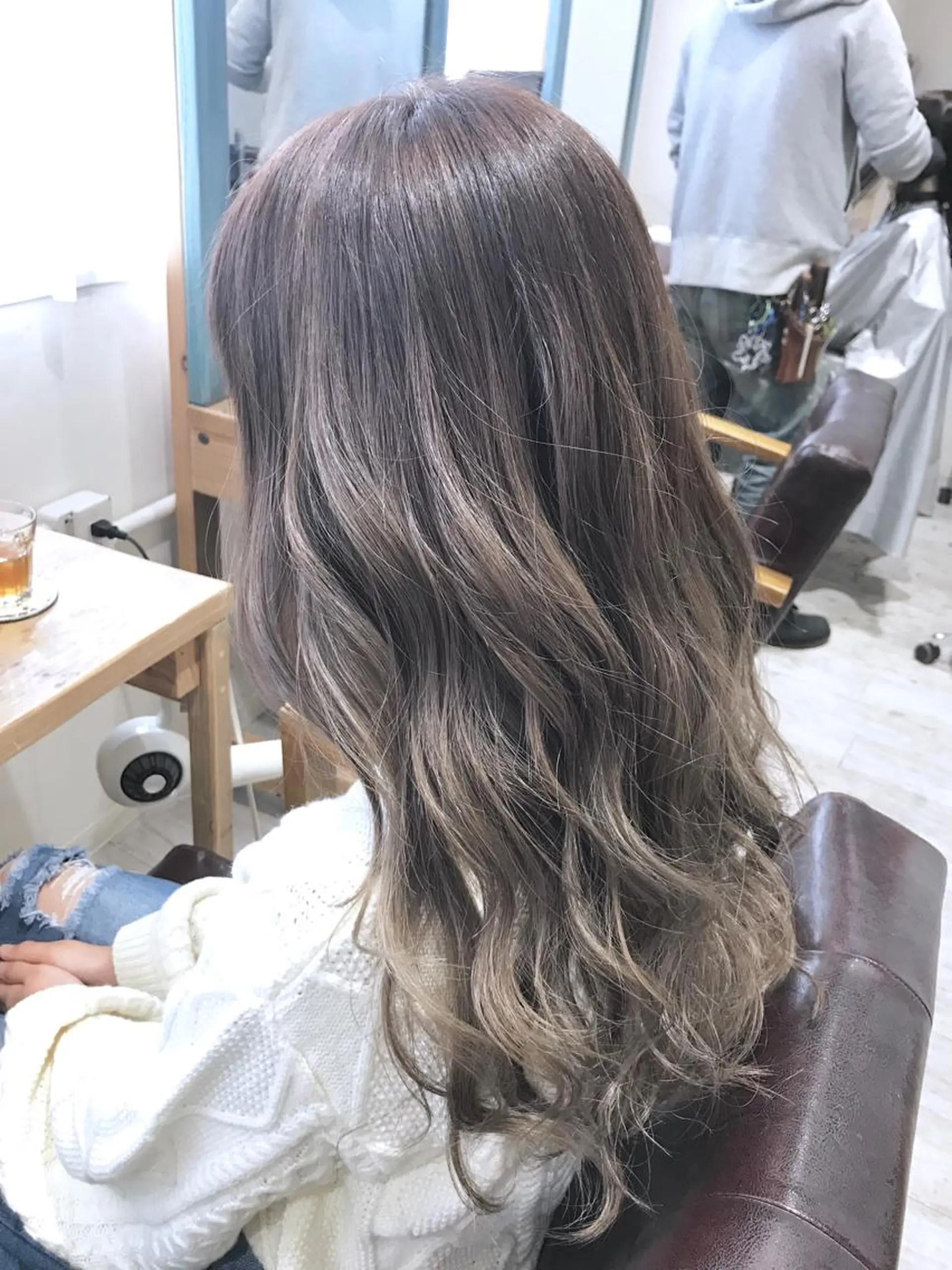ロング カラー パーマ ヘアアレンジ グラデーションカラー ヘアカラー トリートメント filo byFeria渋谷所属・縮毛矯正/美髪 髪質改善/石田幸輔のヘアスタイル
