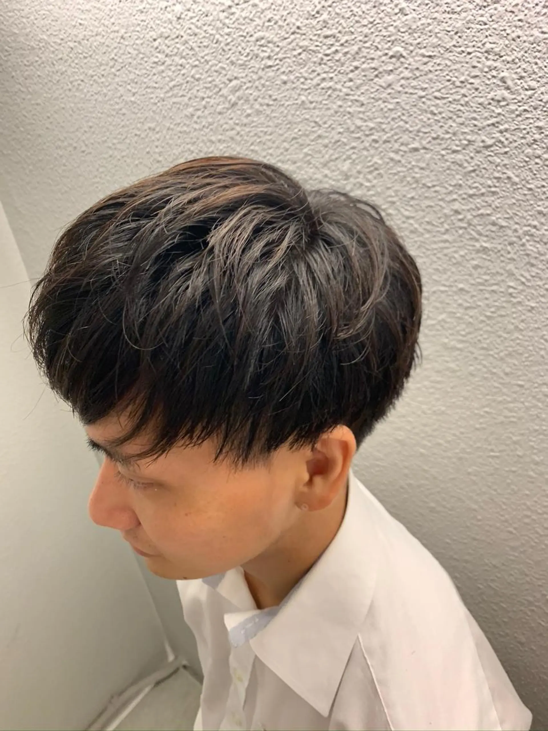 ミディアム ヘアアレンジ メンズ マッシュ 杉本 和大のヘアスタイル
