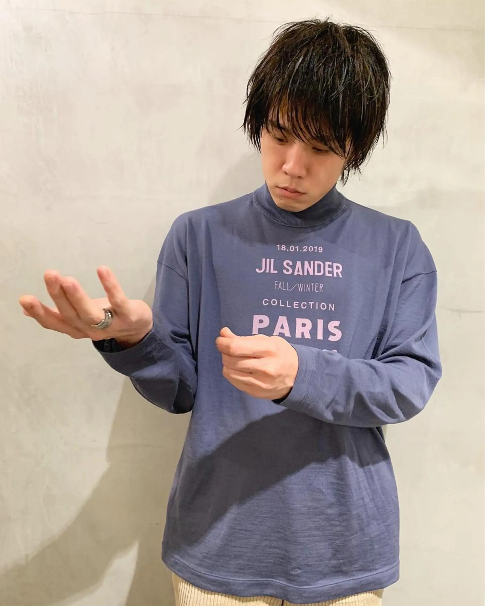 ショート カラー メンズ 優 作のヘアスタイル
