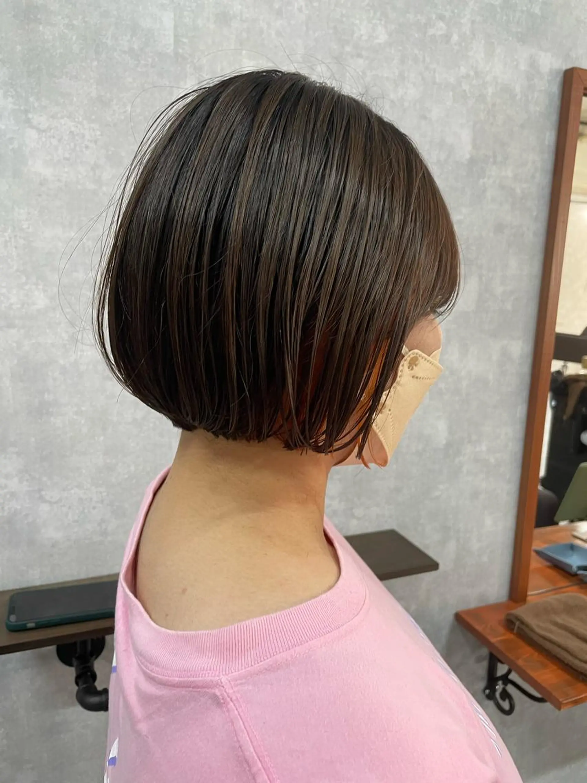 ショート 切りっぱなしボブ ショートボブ ハンサムショート 丸みショート アッシュ C’LD hair produce /シールドヘア所属・モテ髪/ボブ/ショー ト/アダチフウトのヘアスタイル