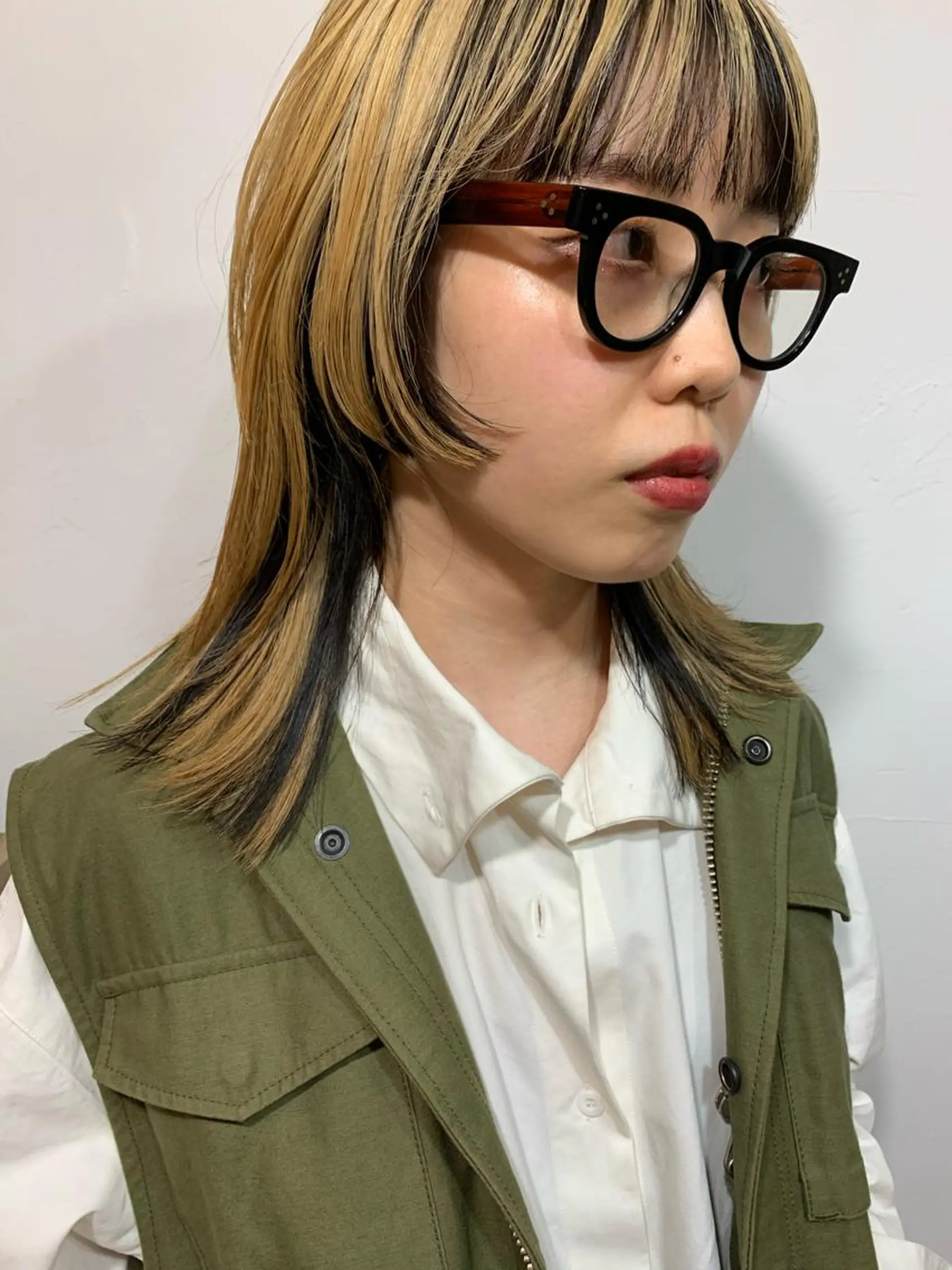 ショート カラー ハイトーンカラー ウルフカット カット ヘアカラー トリートメント ヘアセット ブリーチカラーNo. 1🌈 RYOGAのヘアスタイル